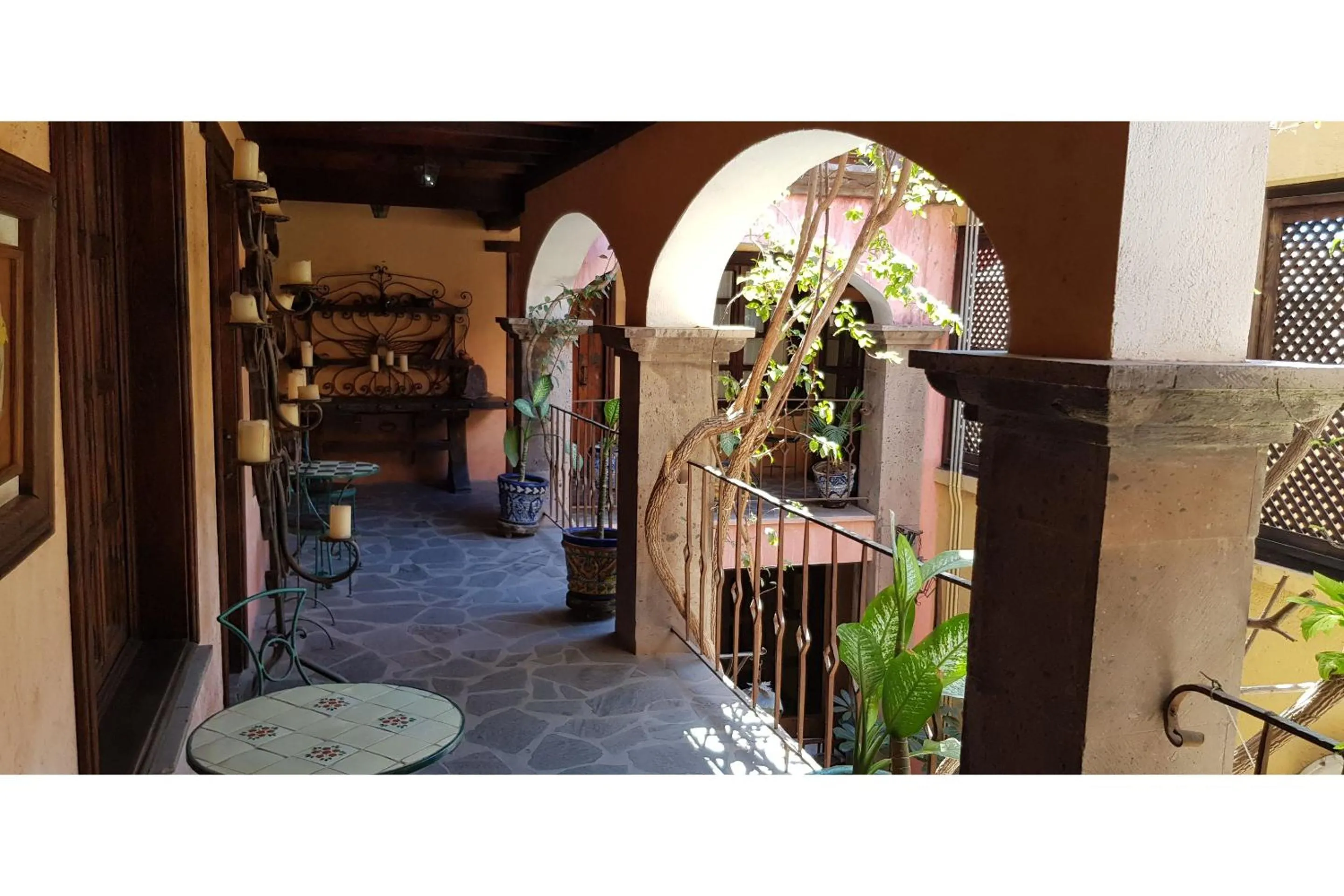Balcony/Terrace in Hotel Boutique Posada De Las Flores Loreto
