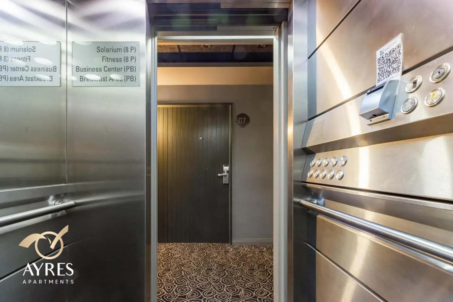 elevator in Ayres Apartments Palermo