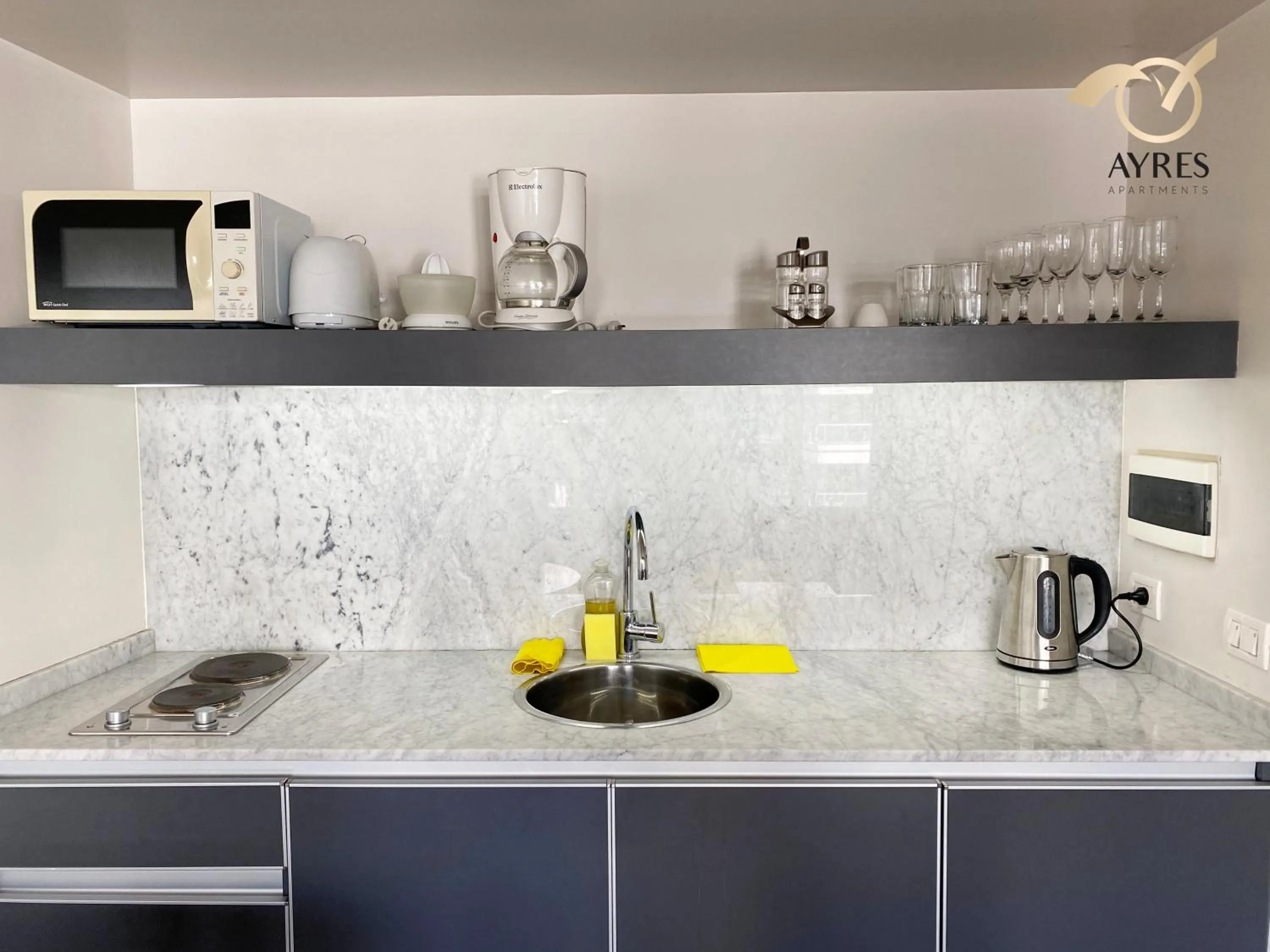 Kitchen or kitchenette in Ayres Apartments Palermo