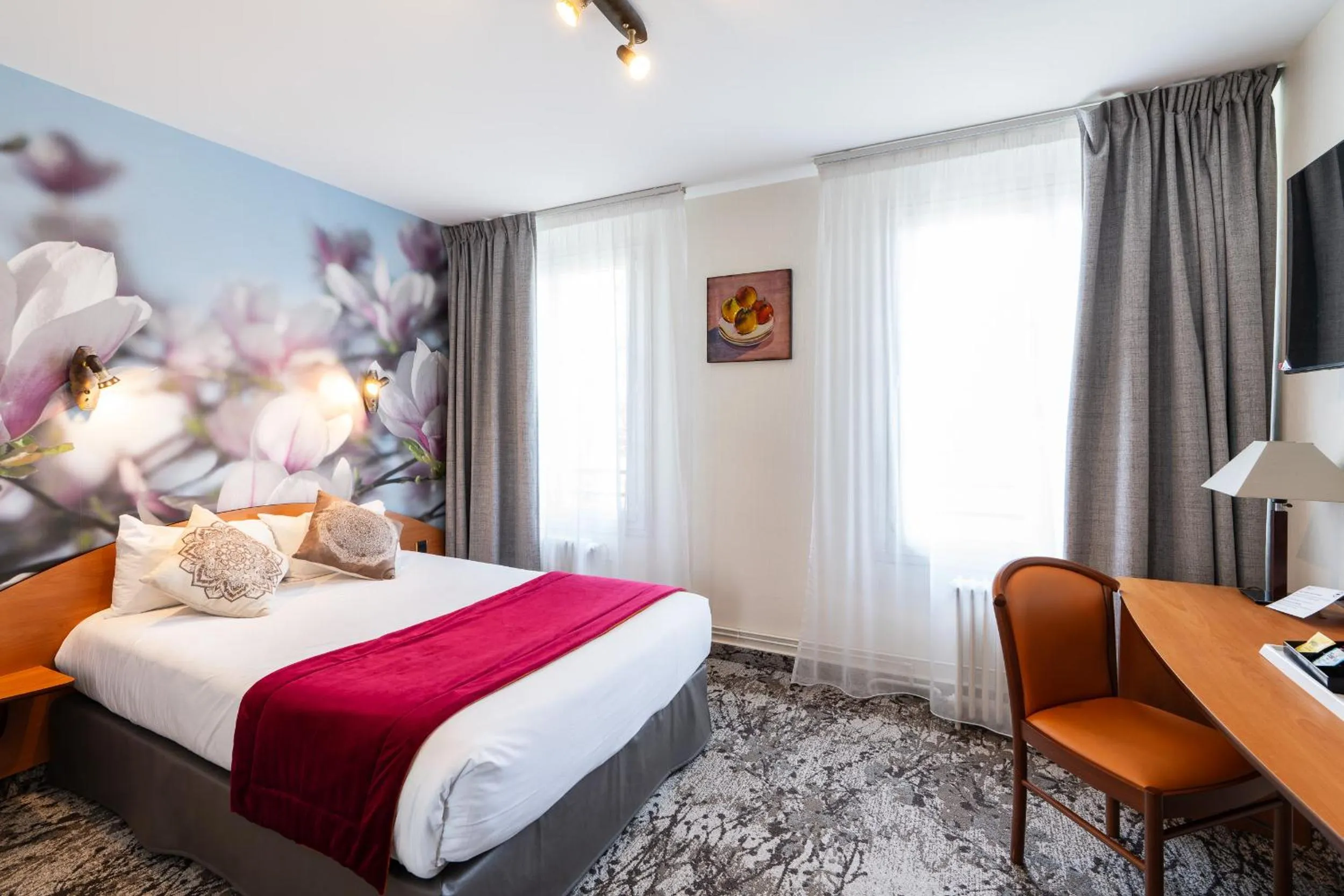 Bedroom, Bed in Hotel des Ducs