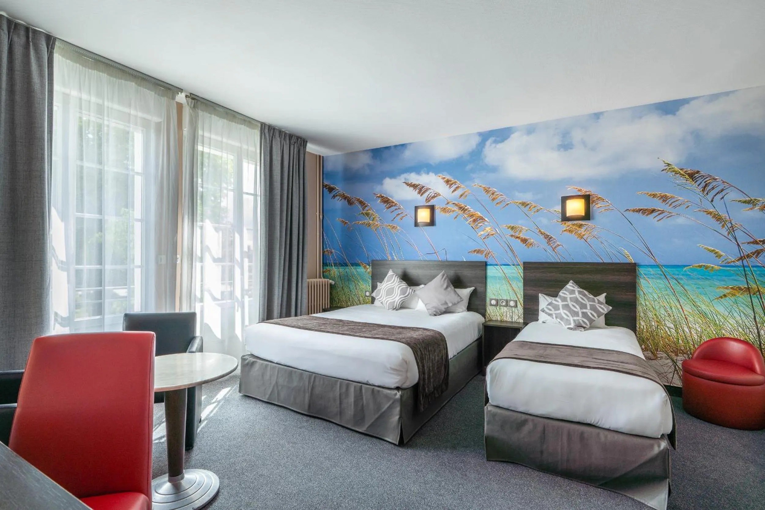 Bedroom, Bed in Hotel des Ducs