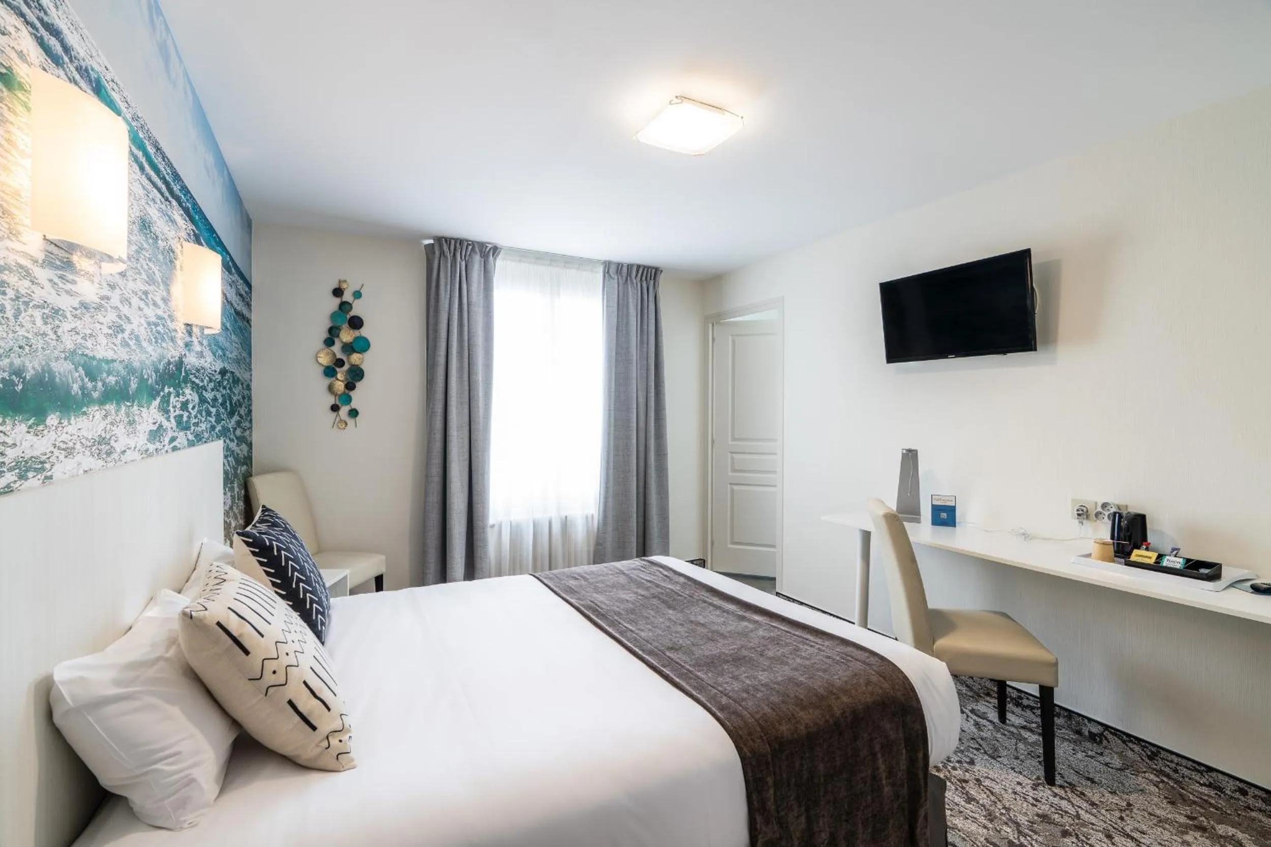 Bedroom, Bed in Hotel des Ducs