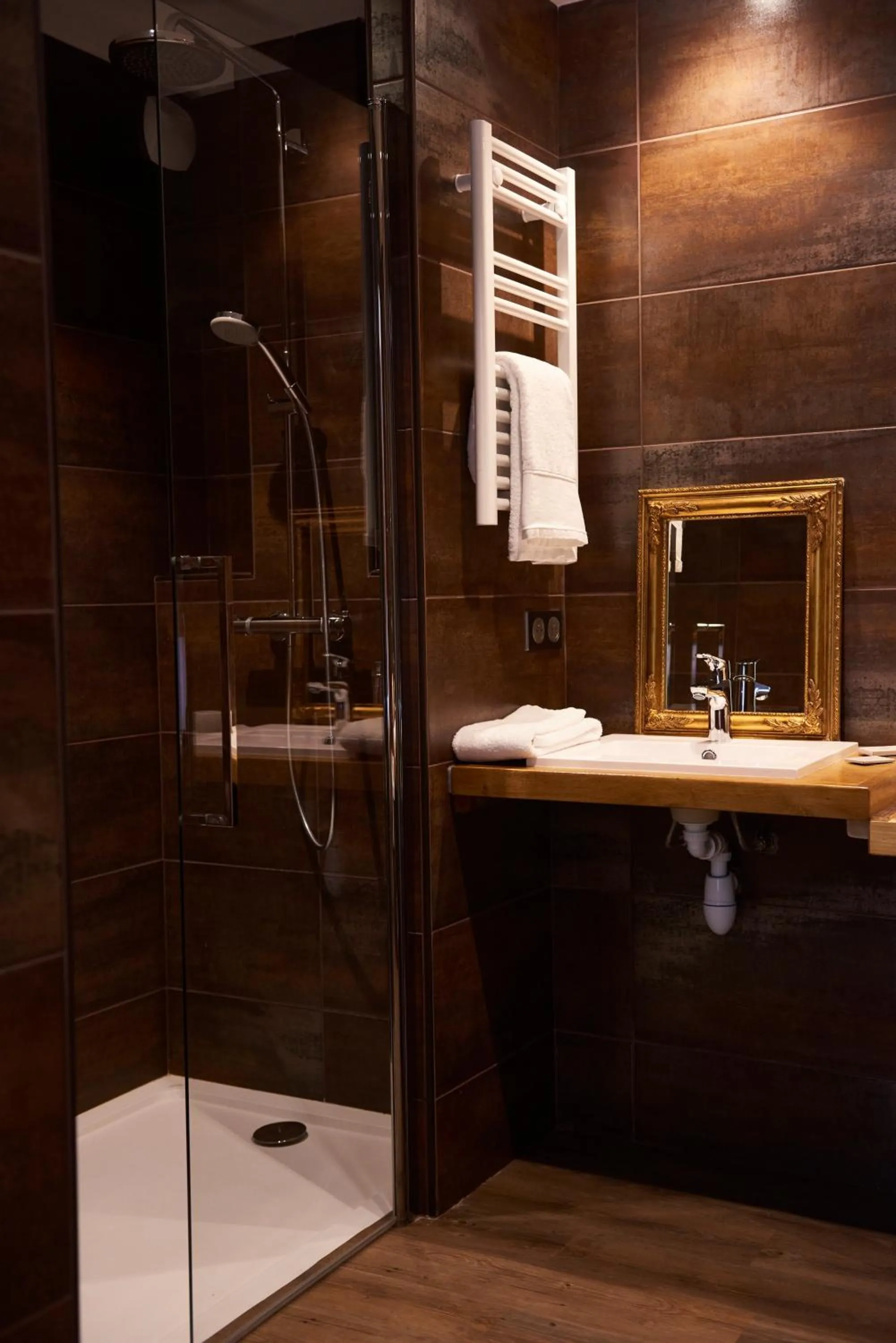 Bathroom in Hôtel Le Manoir des Montagnes