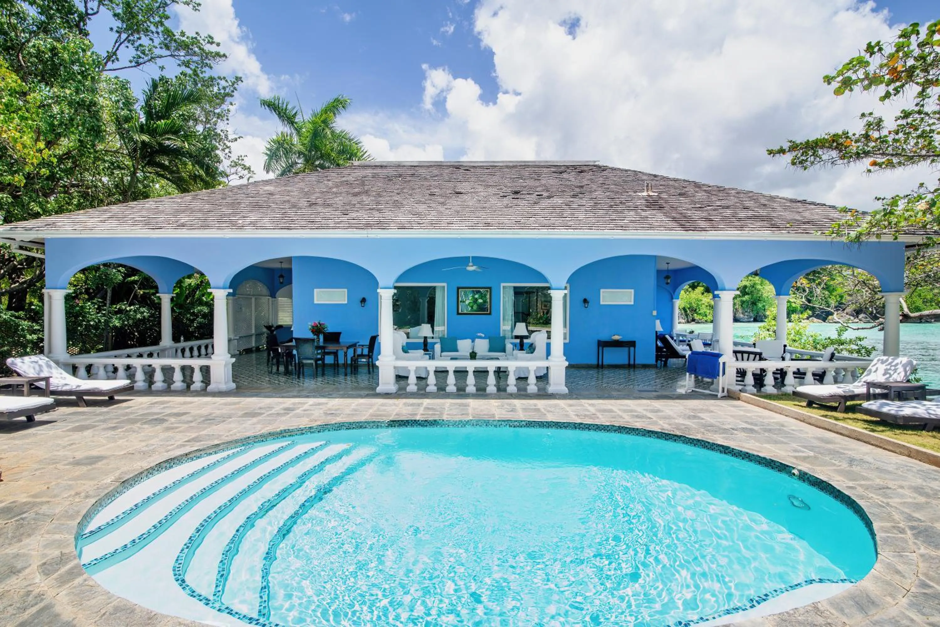 Pool view in Jamaica Inn
