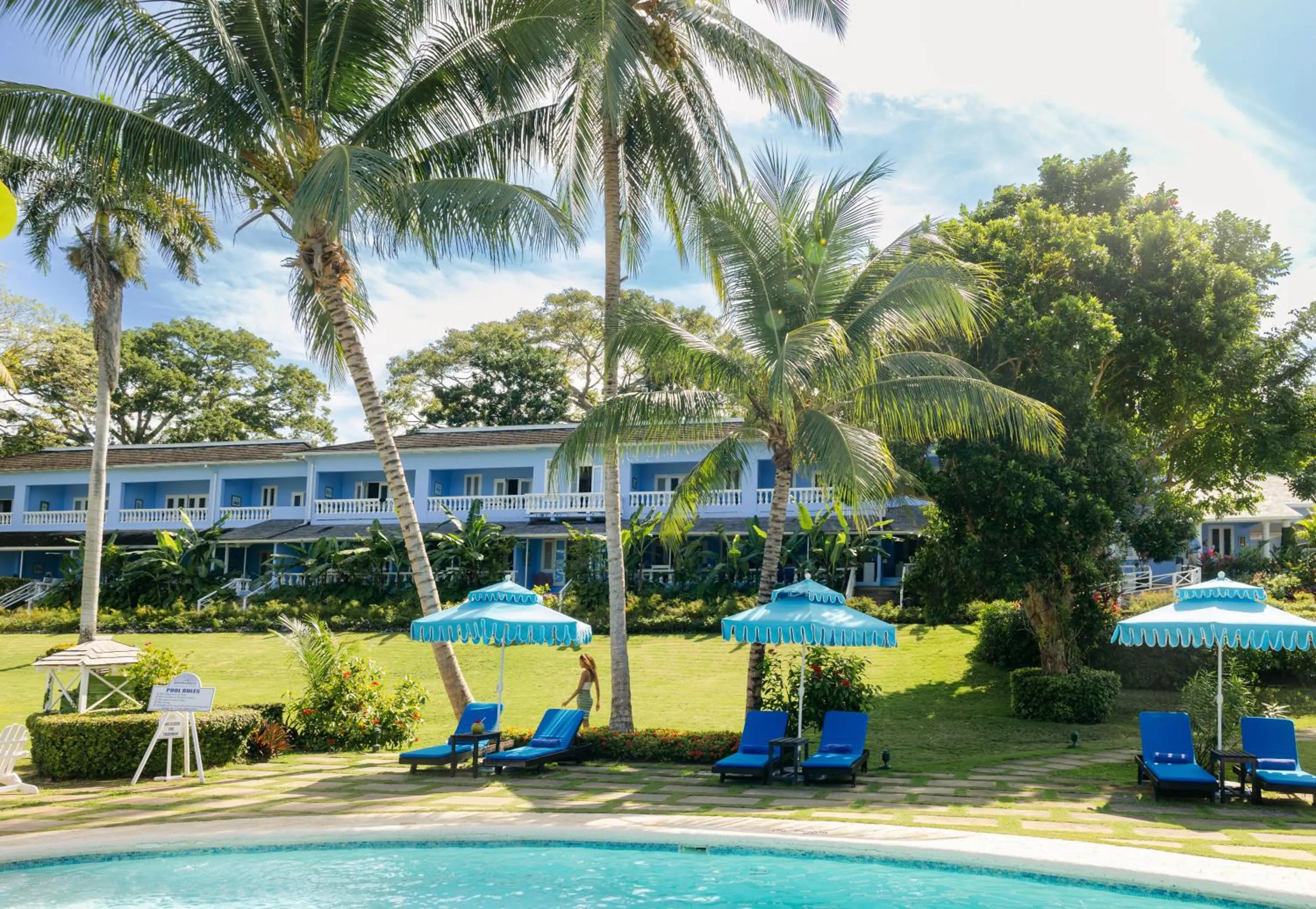 Pool view in Jamaica Inn