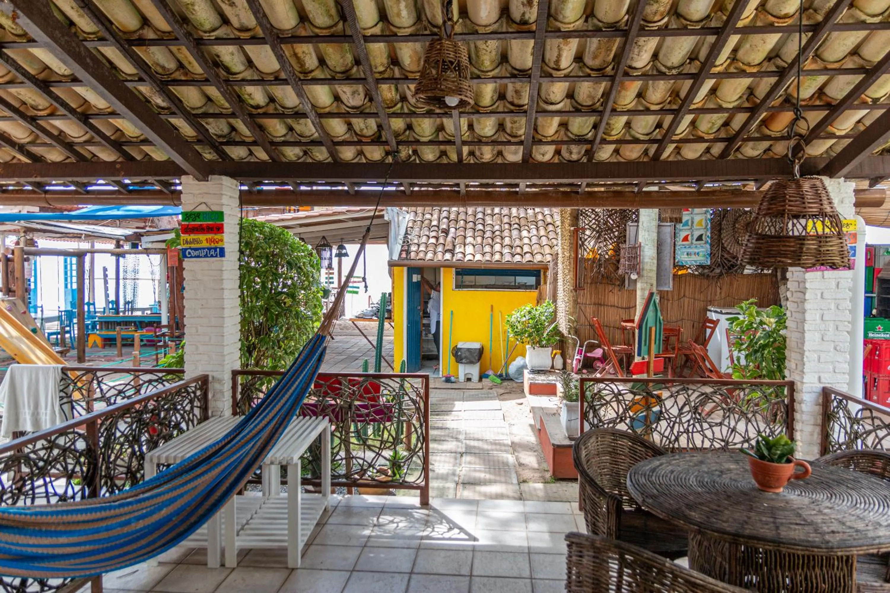 Patio in Pousada La Bella Luna