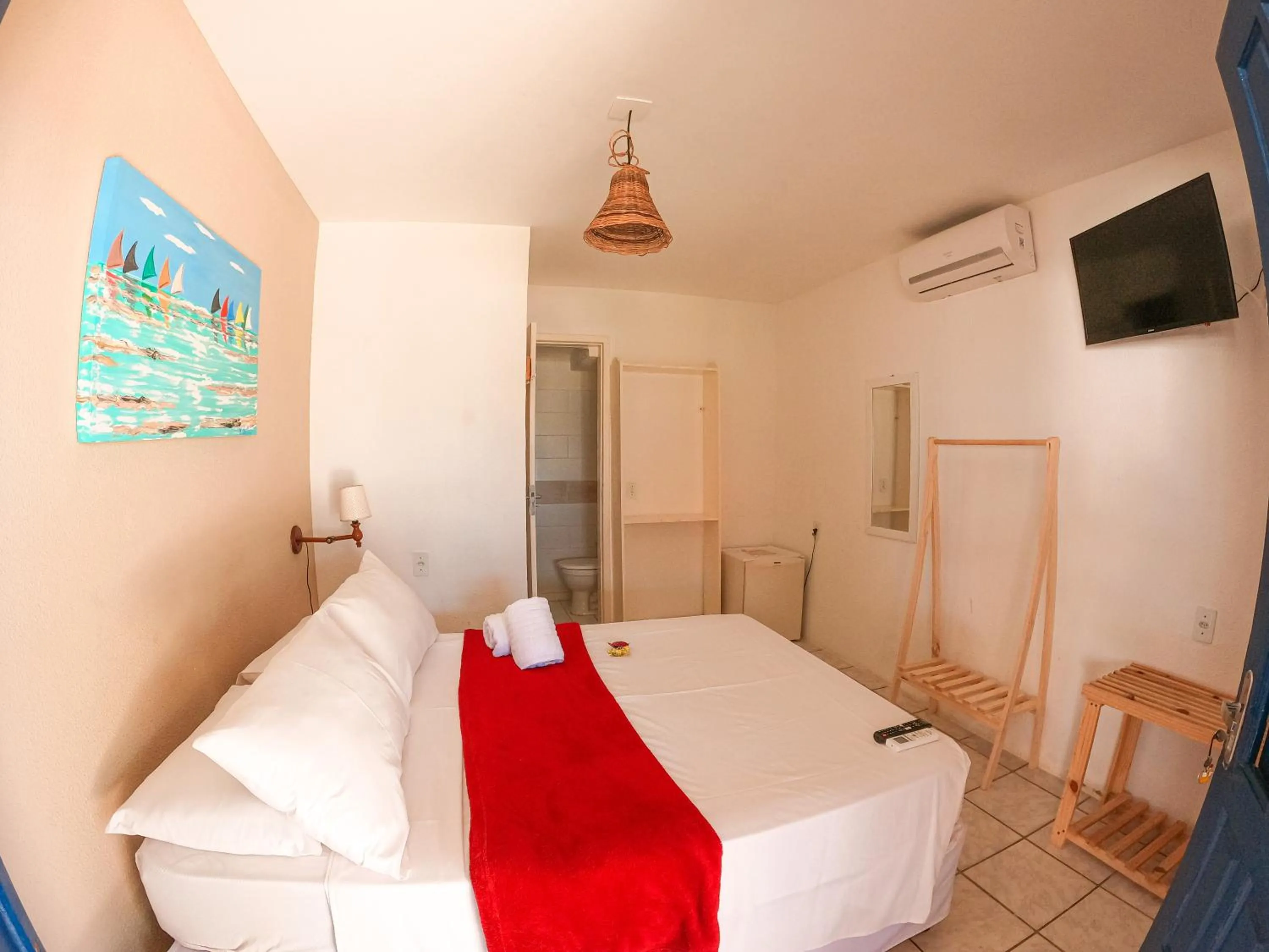 Double Room with Balcony and Sea View in Pousada La Bella Luna
