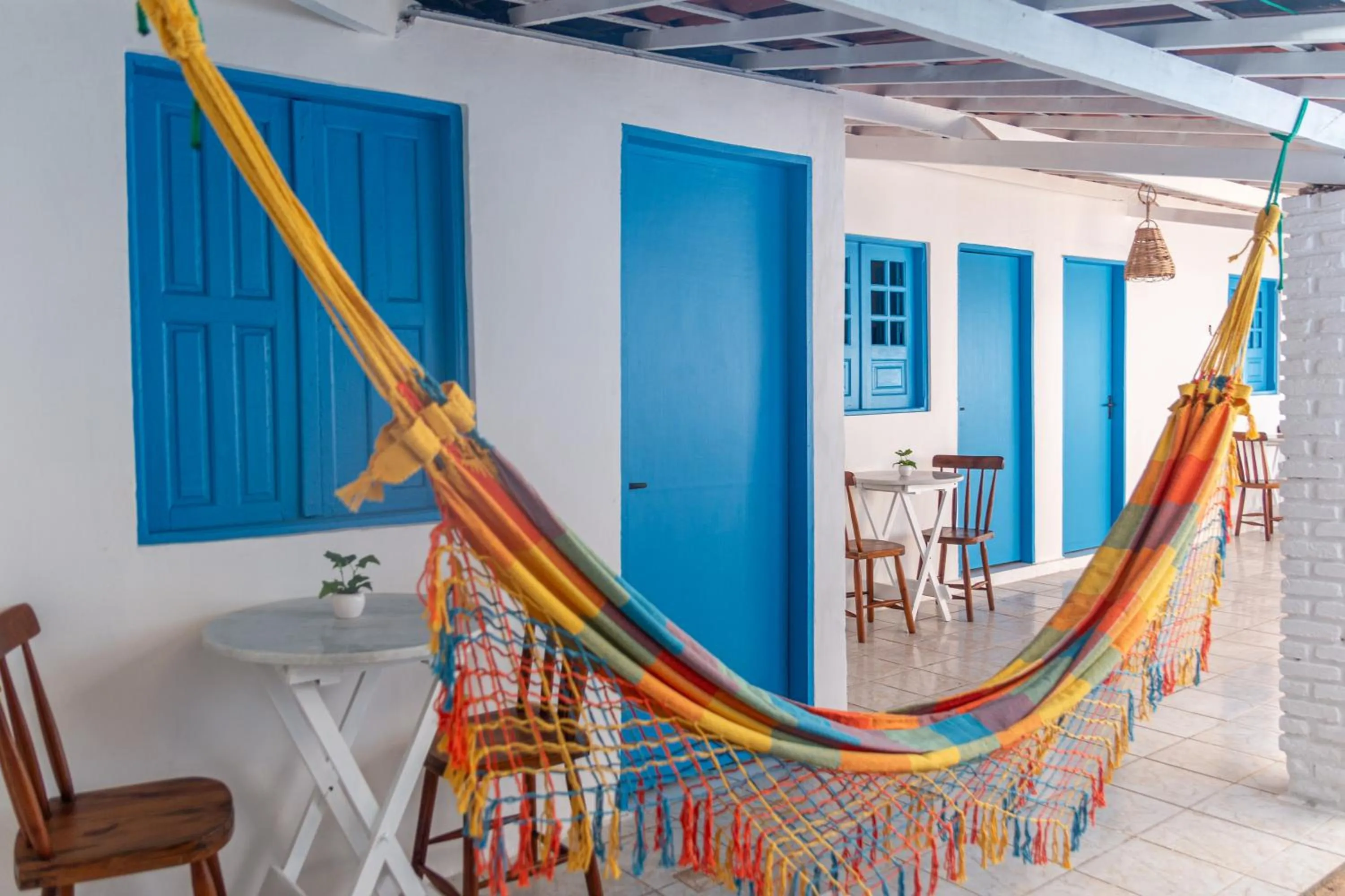 Triple Room with Garden View in Pousada La Bella Luna