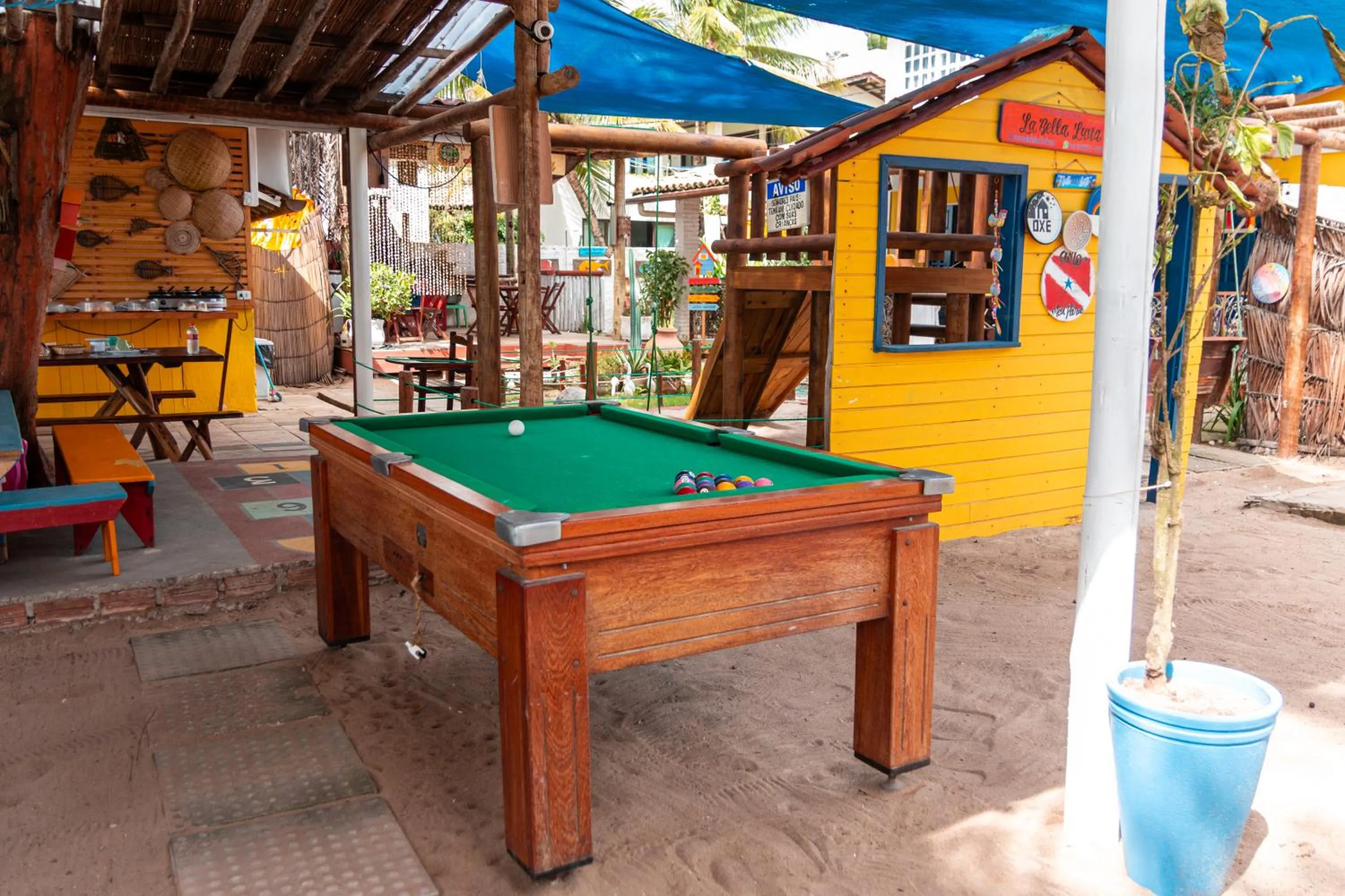 Billiard in Pousada La Bella Luna