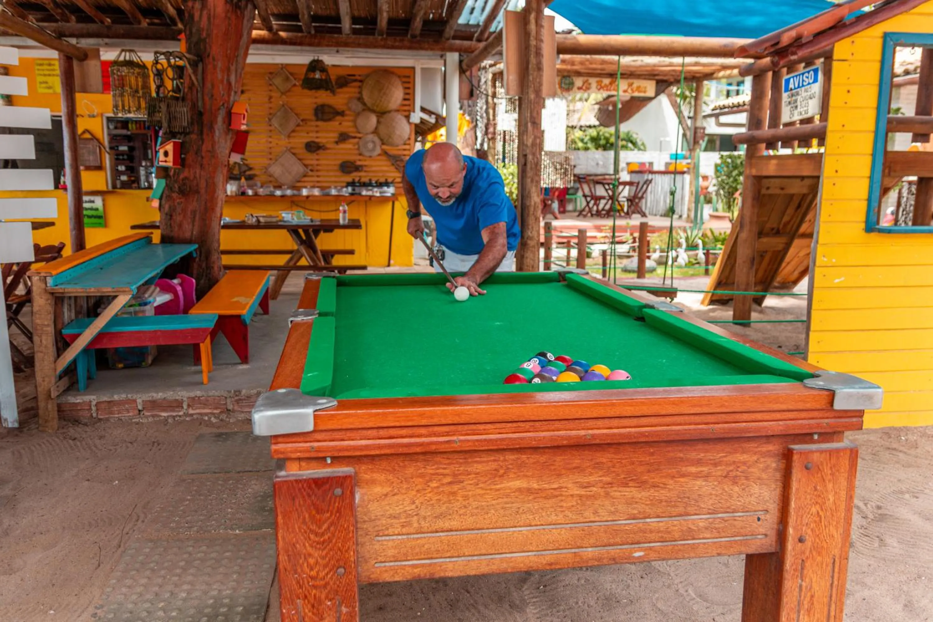 Billiard in Pousada La Bella Luna
