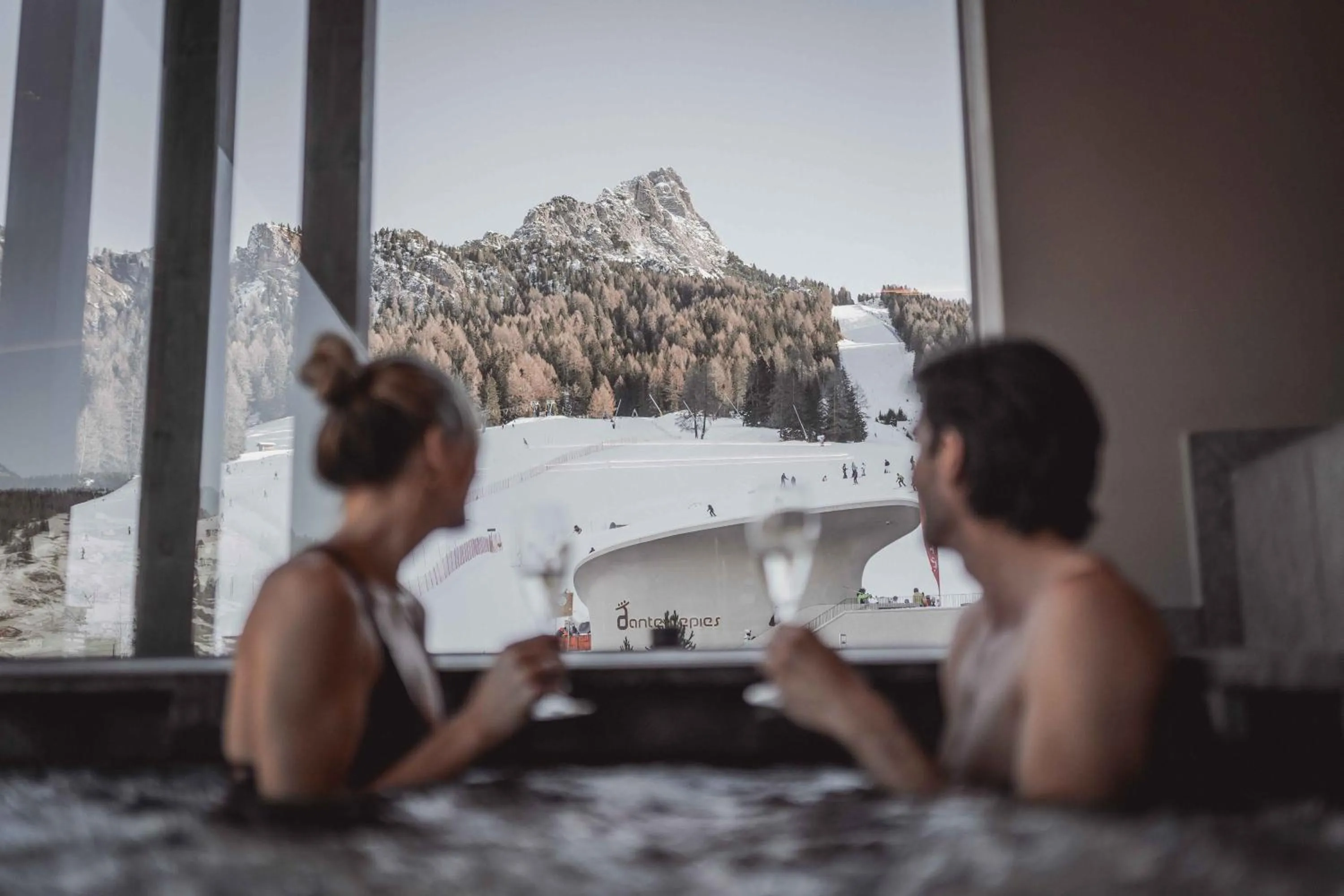 Swimming pool in Hotel Continental Dolomites
