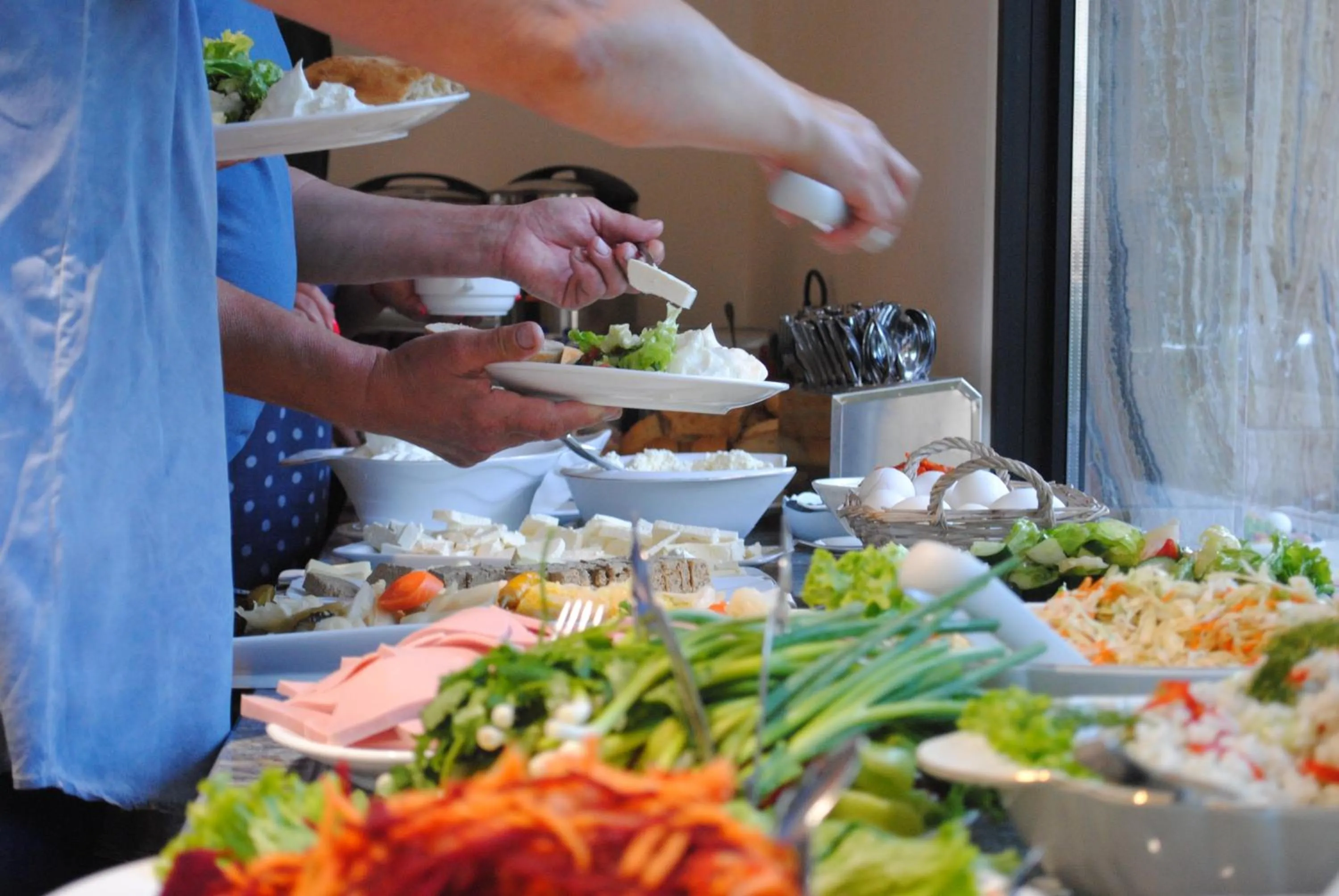 Breakfast in Hotel Chveni Ezo