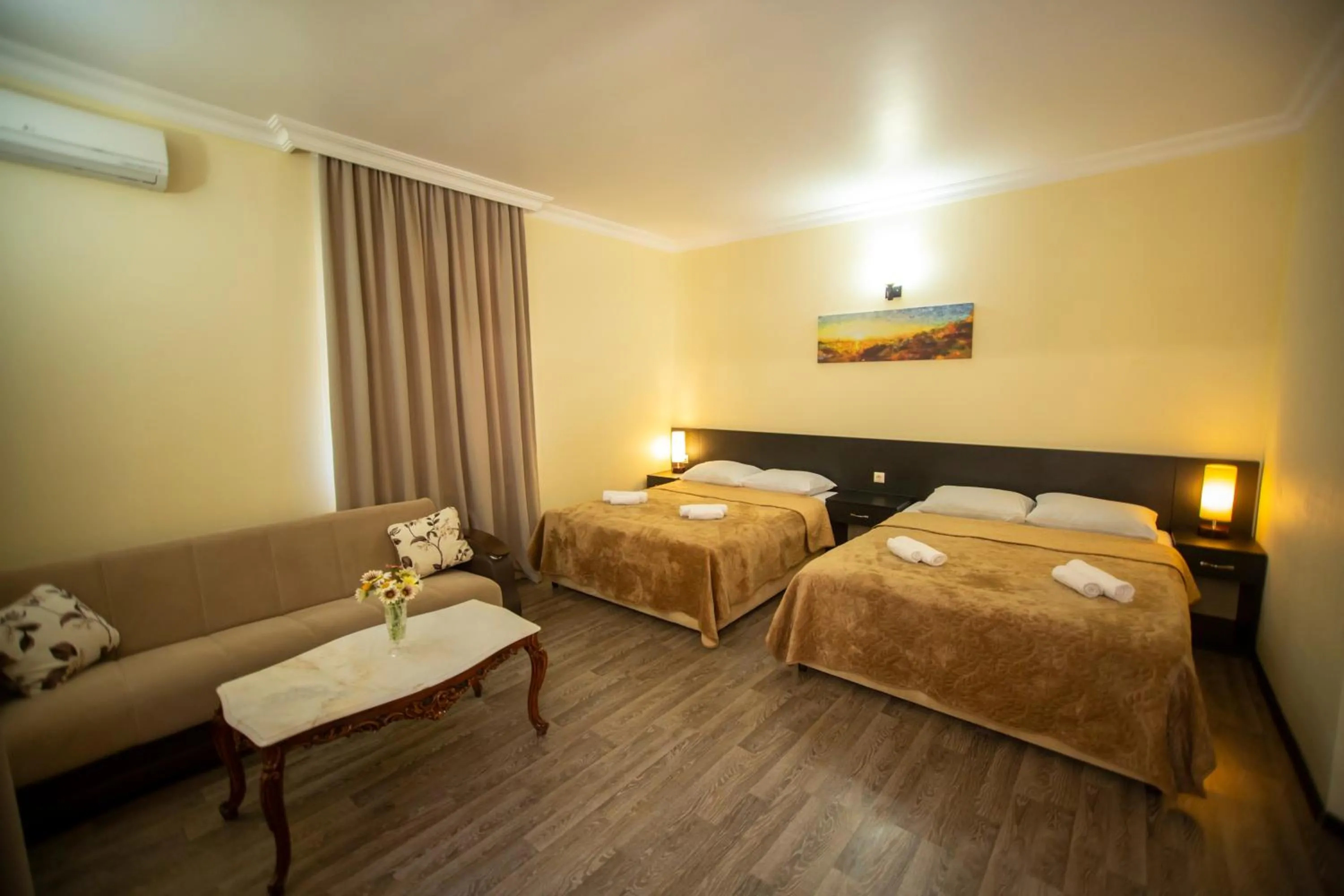 Bedroom, Bed in Hotel Chveni Ezo