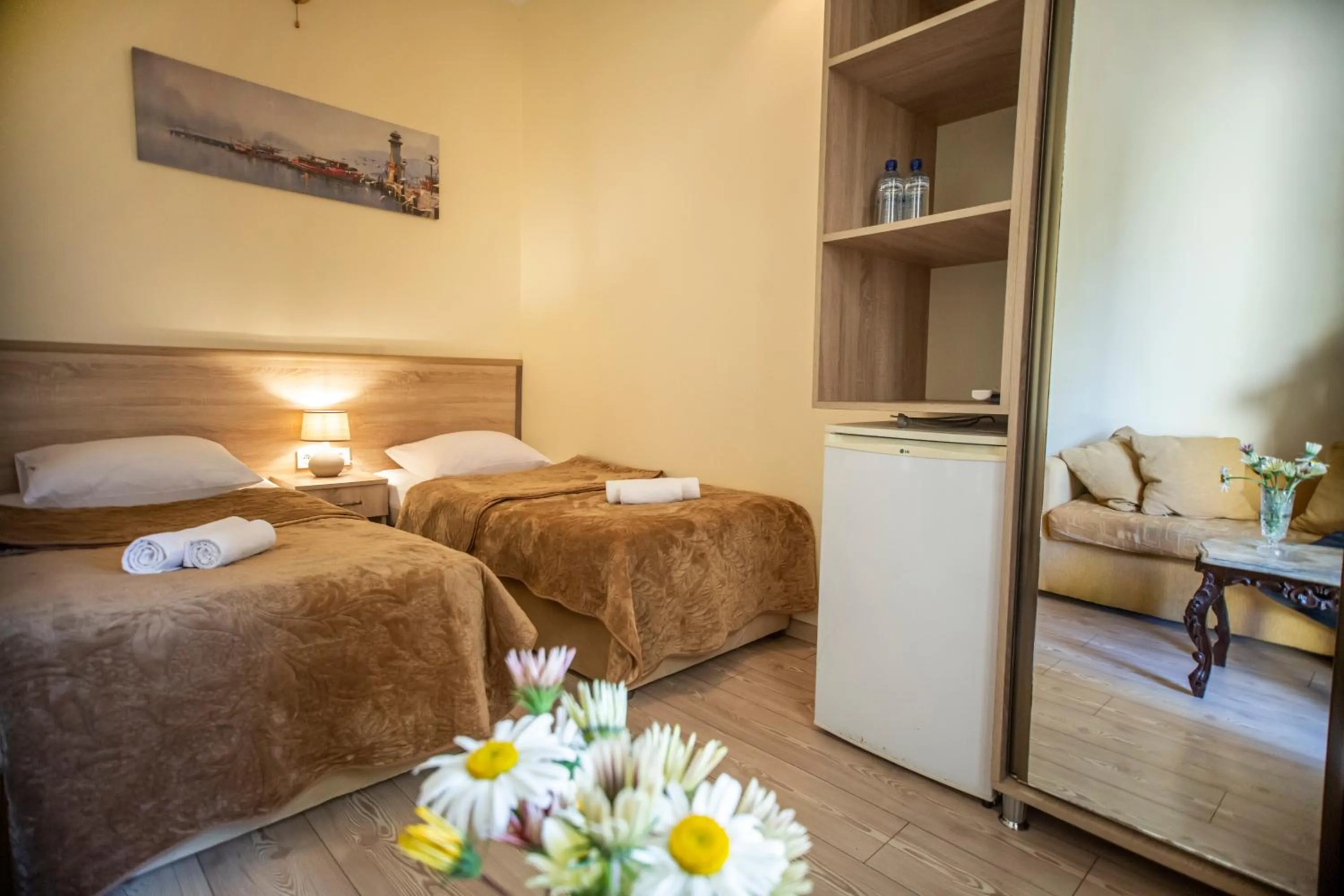 Bedroom, Bed in Hotel Chveni Ezo