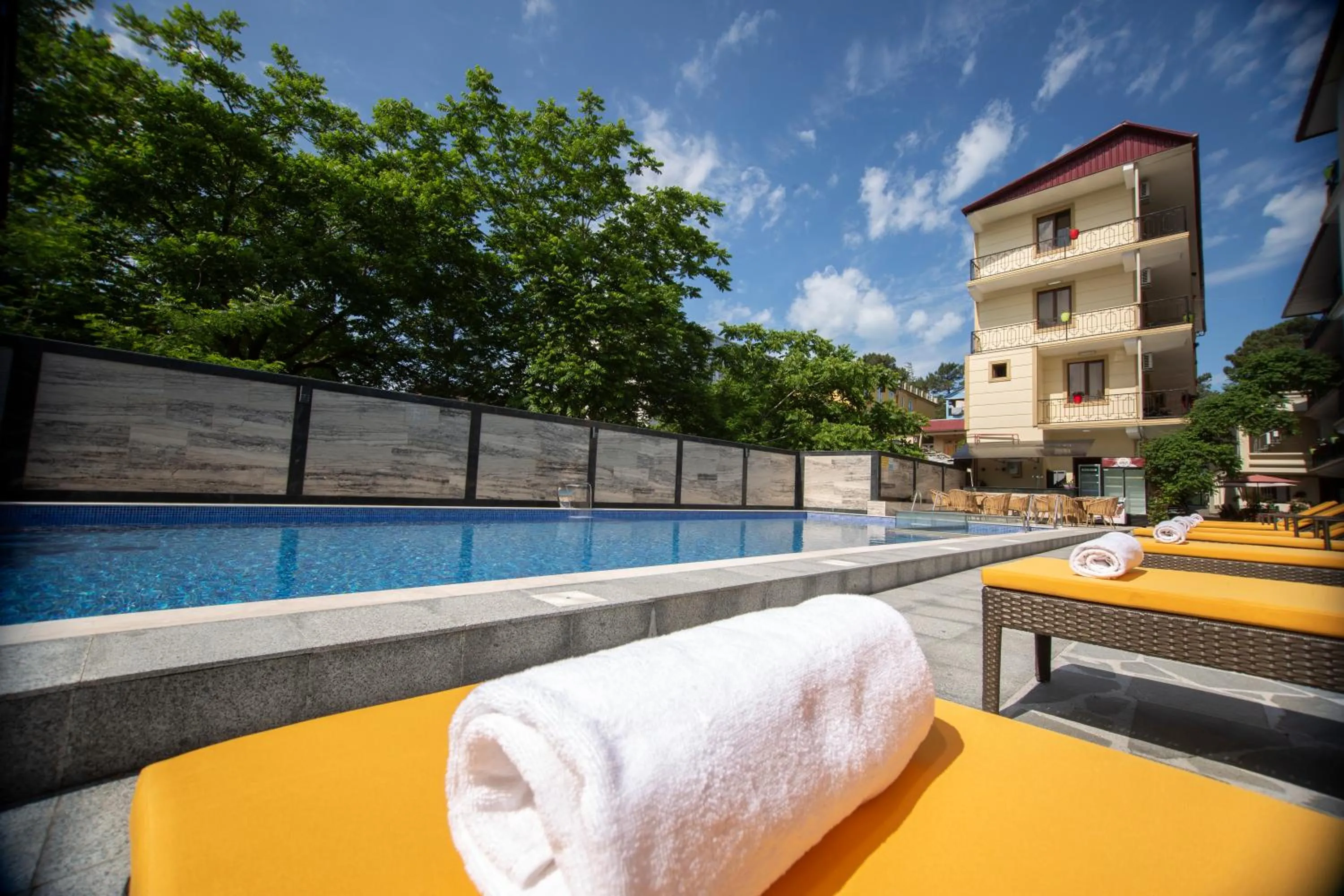 Swimming pool in Hotel Chveni Ezo