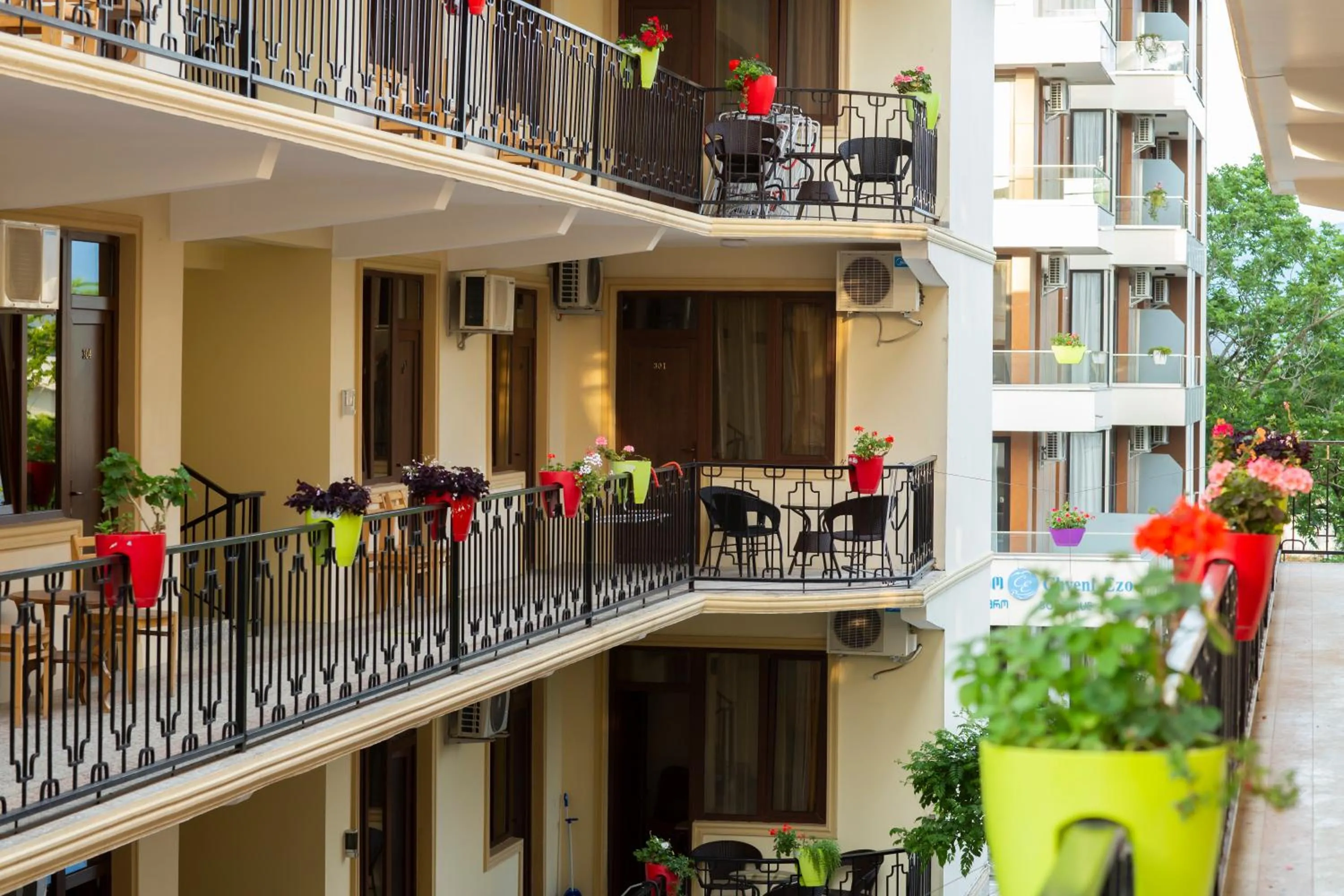 Balcony/Terrace in Hotel Chveni Ezo