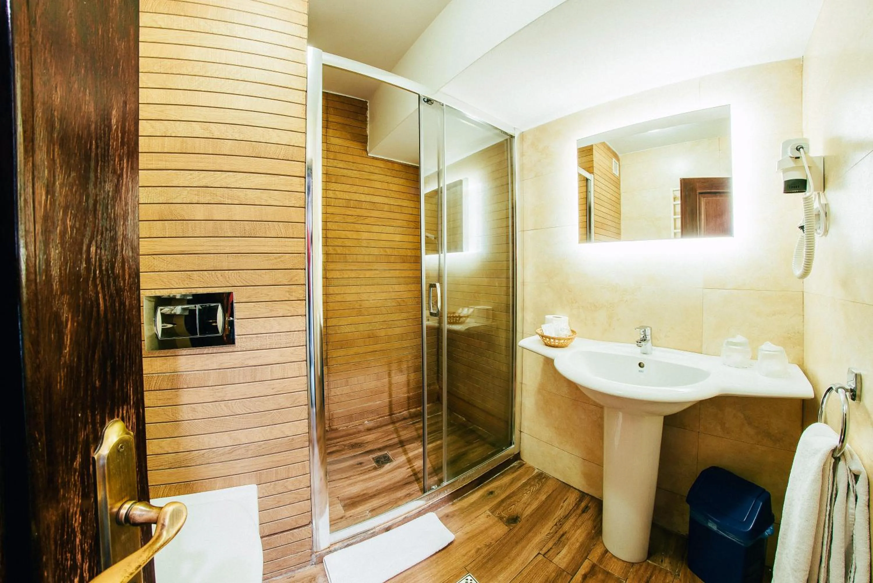 Shower in Hotel Best Western Bucovina