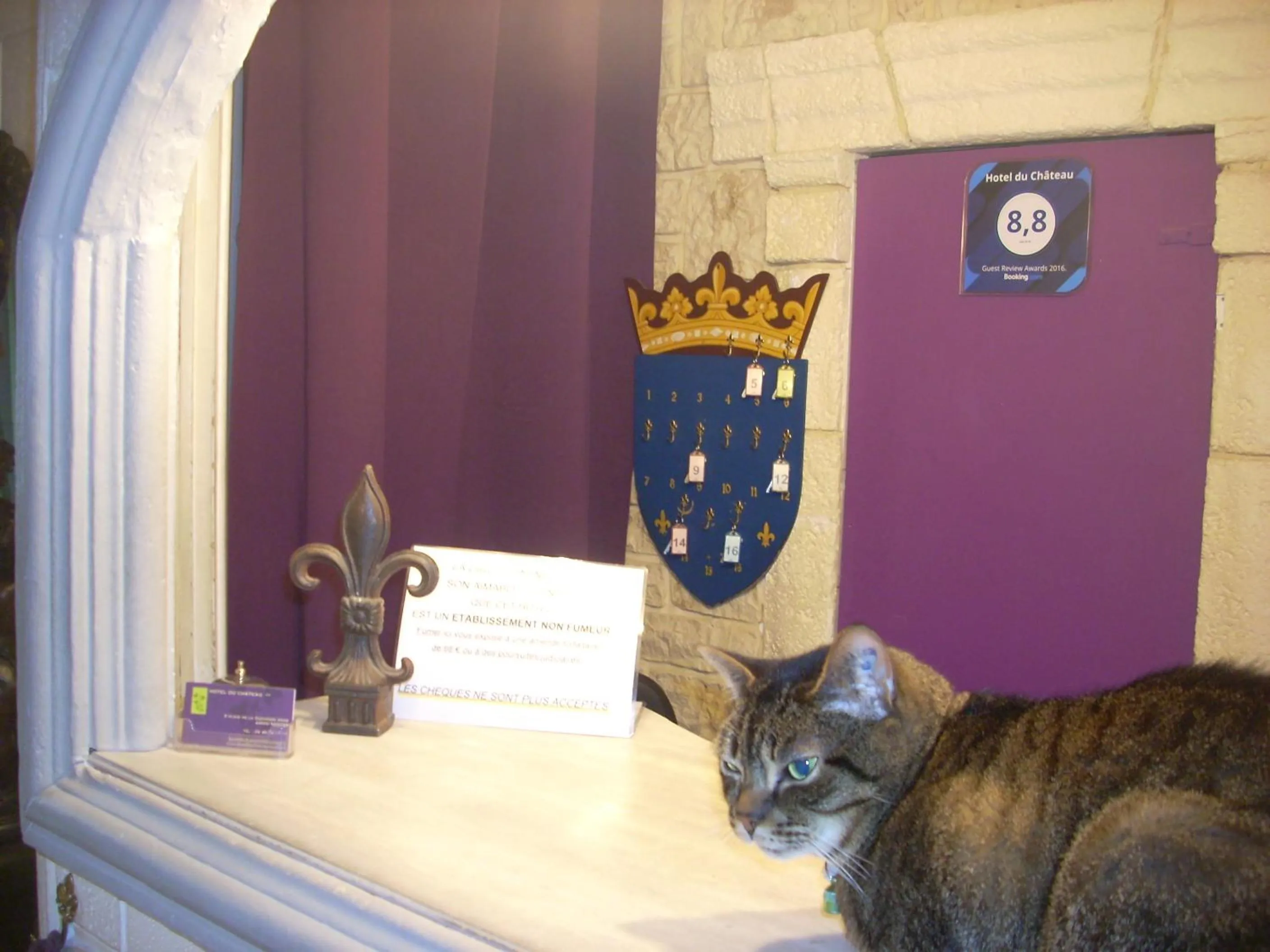Lobby or reception in Hotel du Château