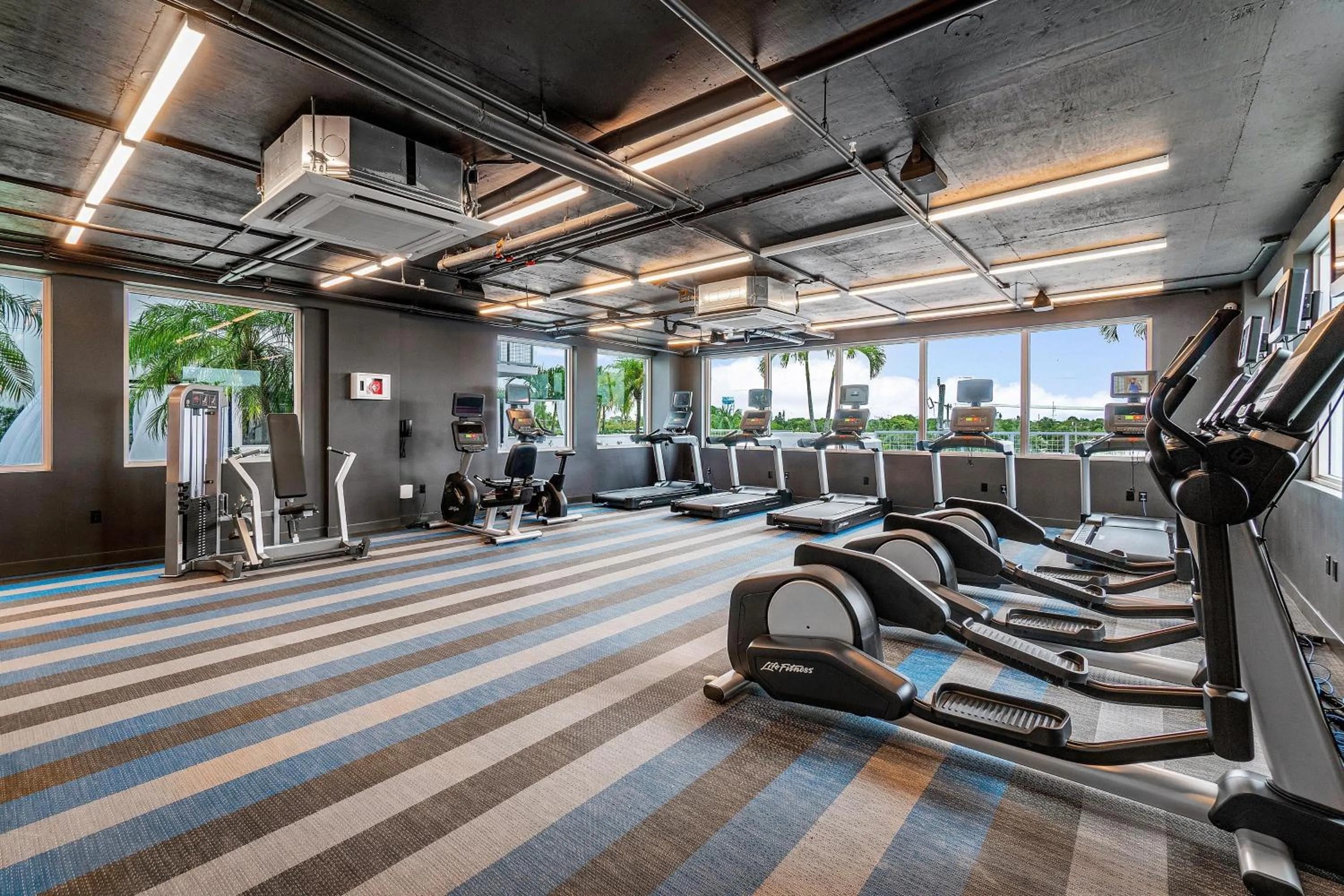 Fitness centre/facilities in Aloft Delray Beach