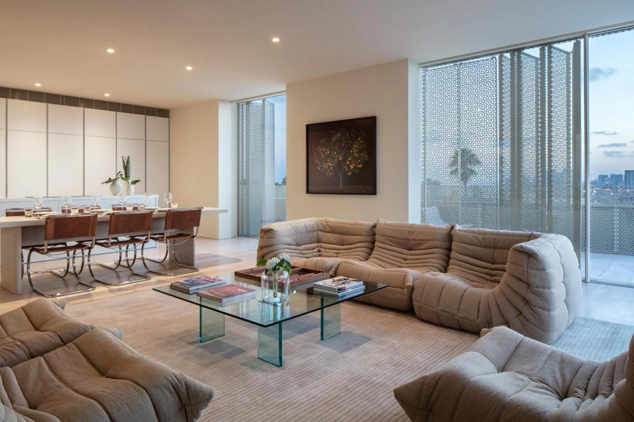 Seating area in The Jaffa - Fattal Limited Edition