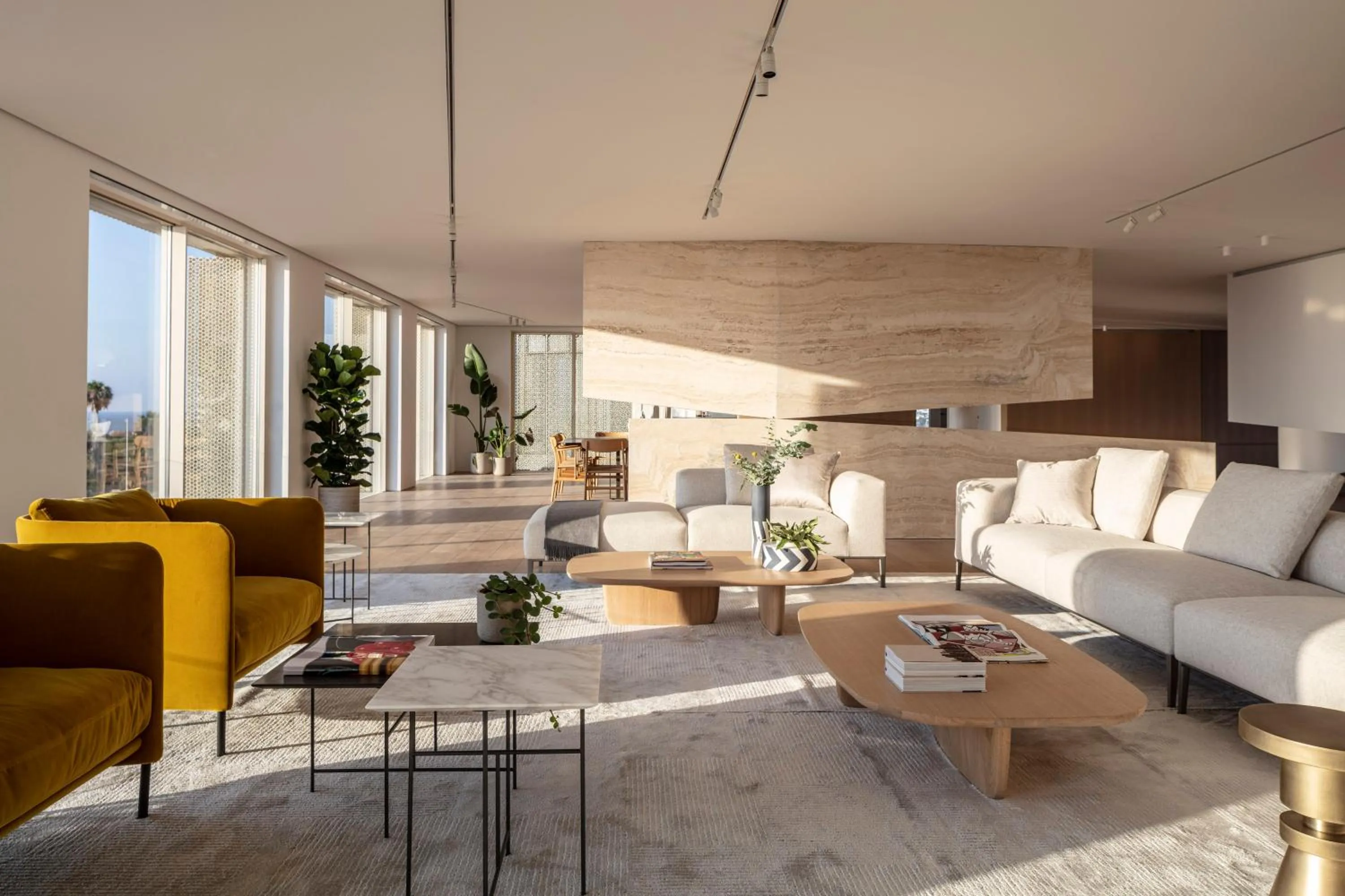 Seating area in The Jaffa - Fattal Limited Edition