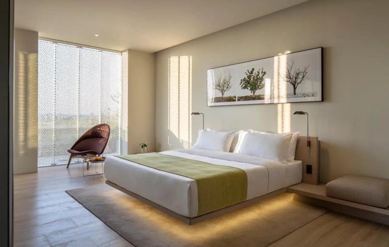 Living room, Bed in The Jaffa - Fattal Limited Edition