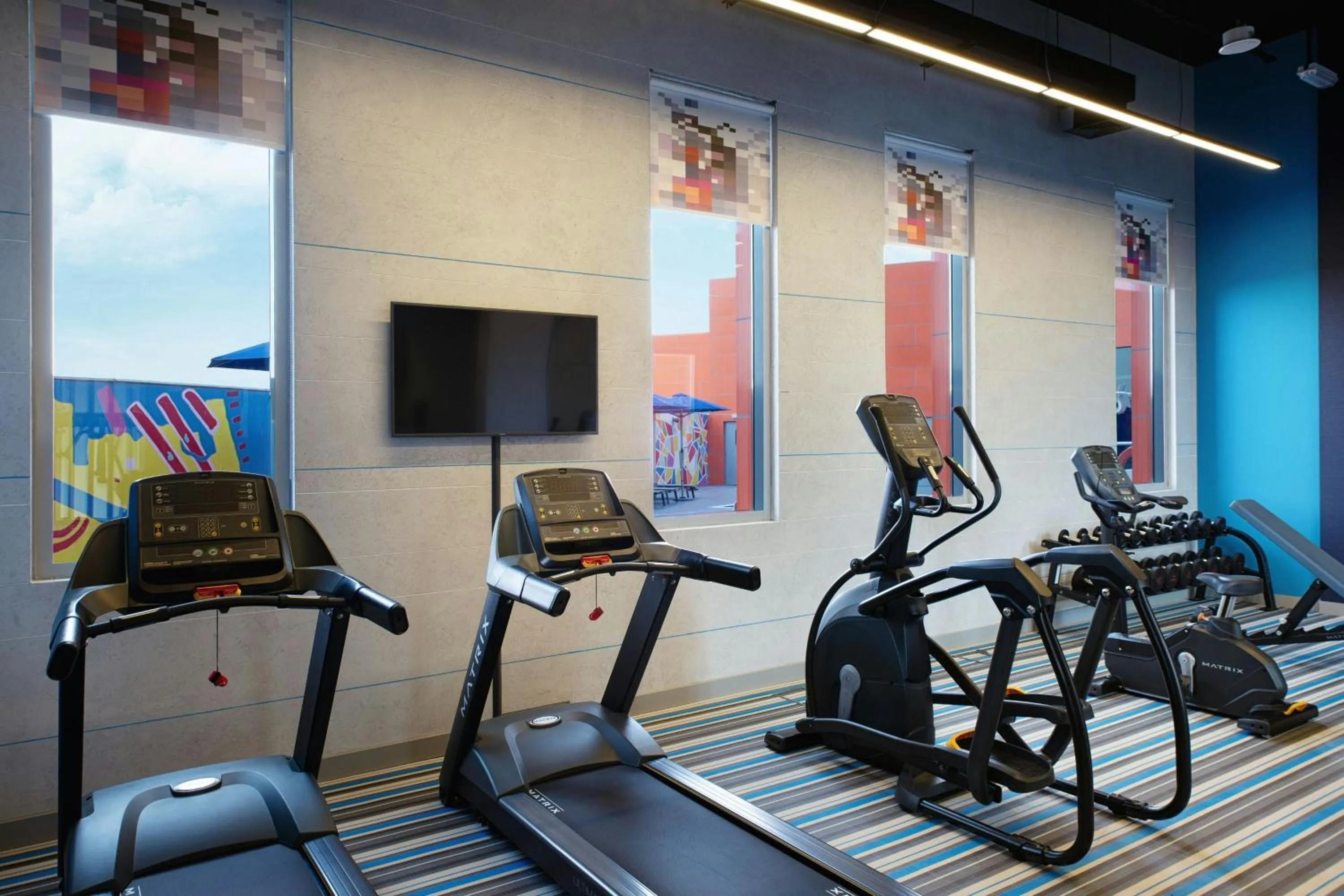 Area and facilities in Aloft Dubai South