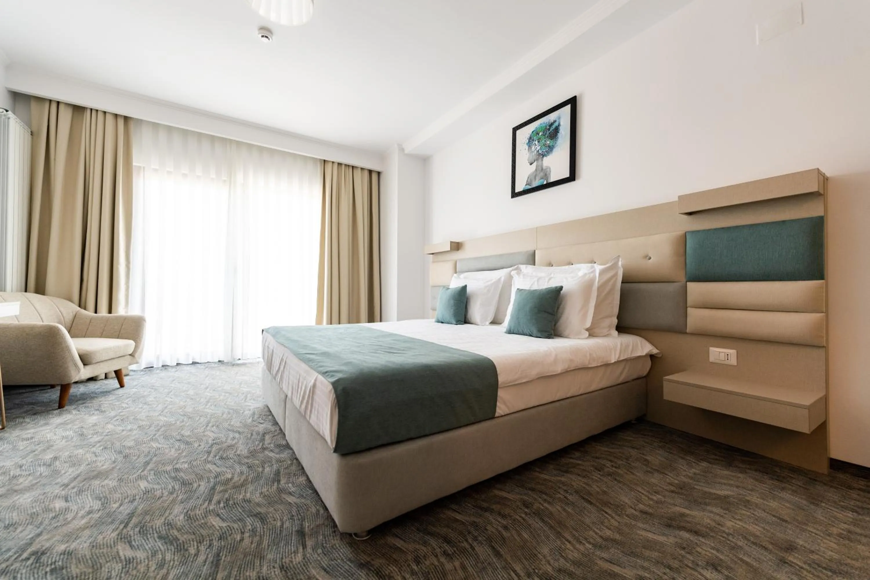 Bedroom, Bed in Hotel Manor