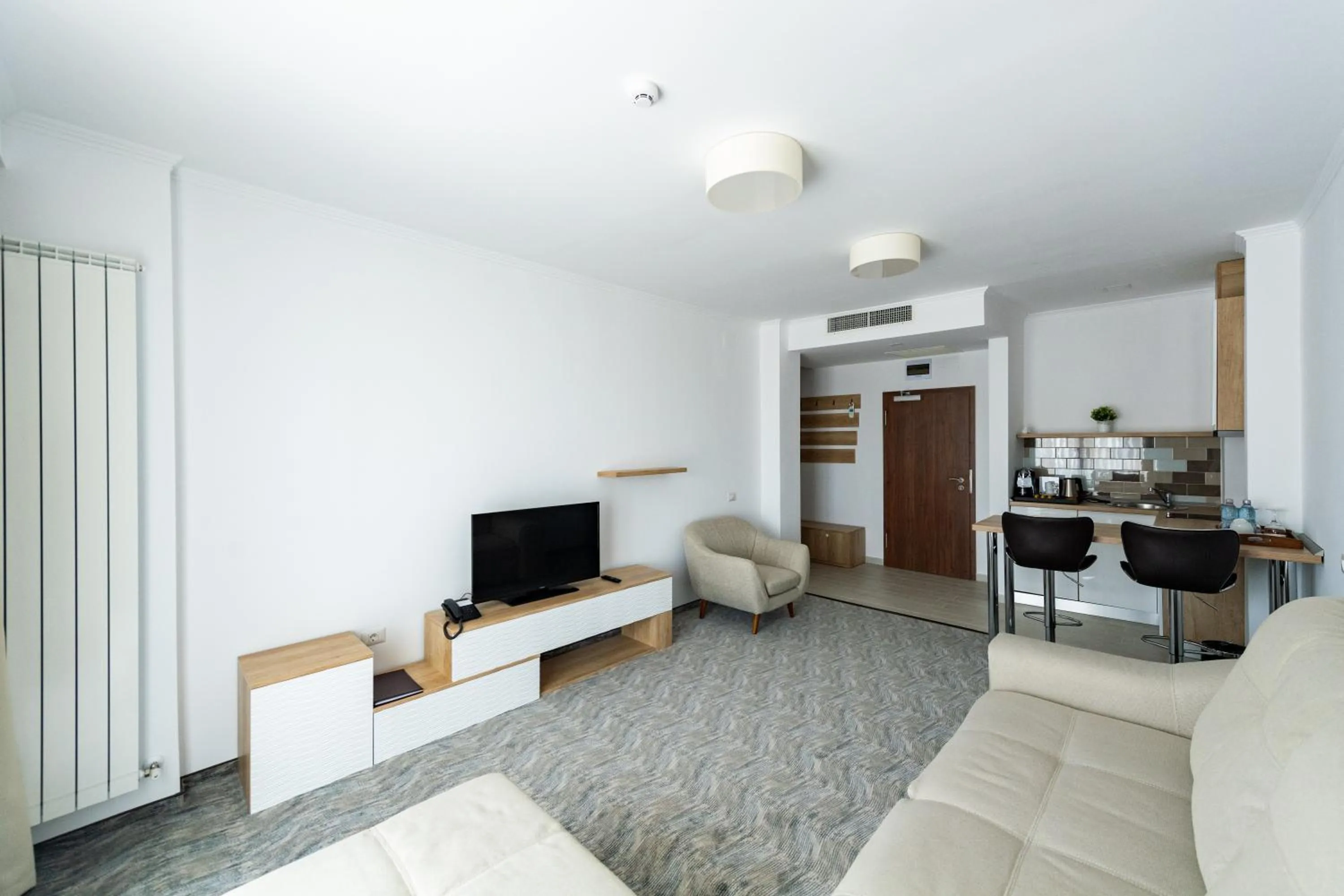 Kitchen or kitchenette in Hotel Manor