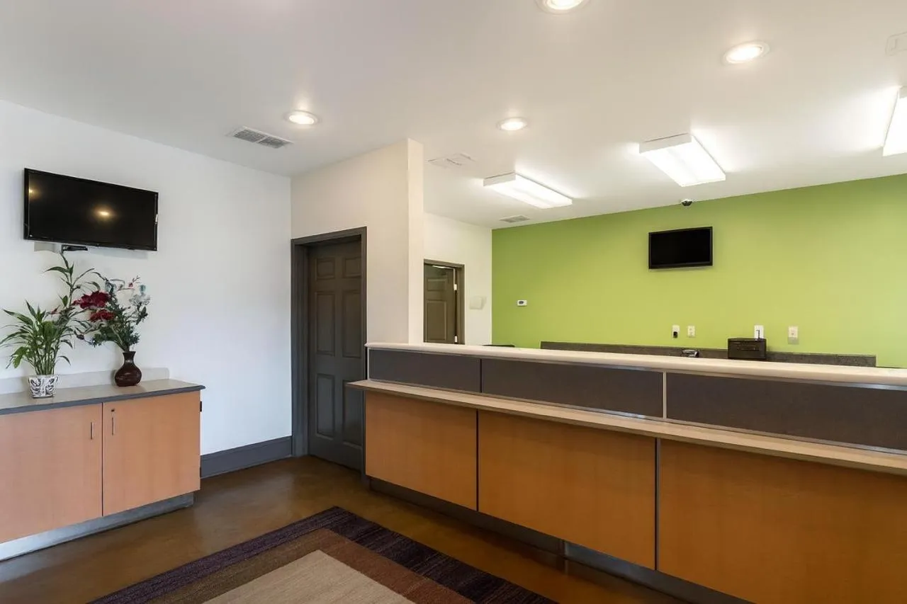 Lobby or reception in Blue Bonnet Suites -Lubbock, TX - Medical Center