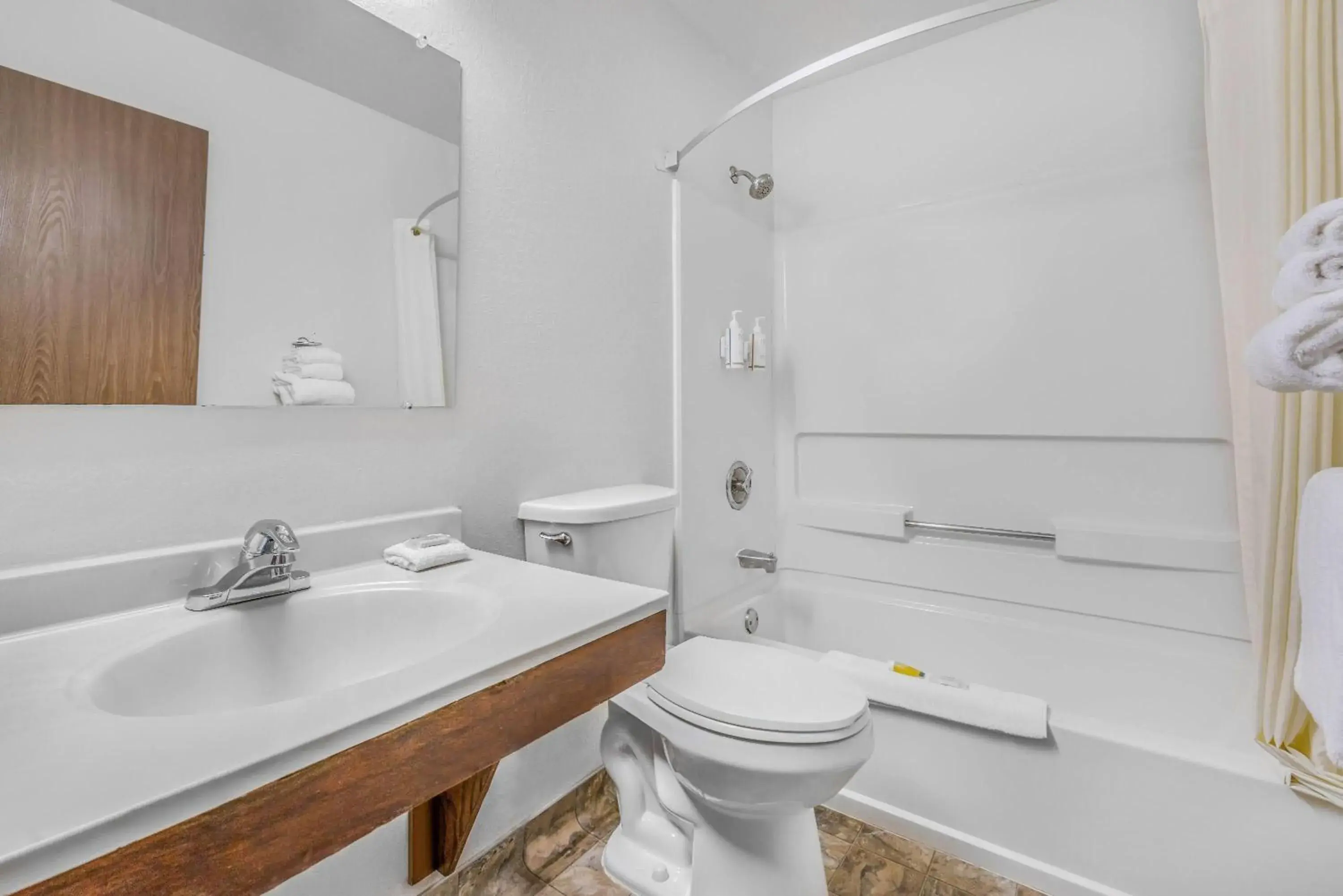 Bathroom in Super 8 by Wyndham Arcata Bathroom in Super 8 by Wyndham Arcata