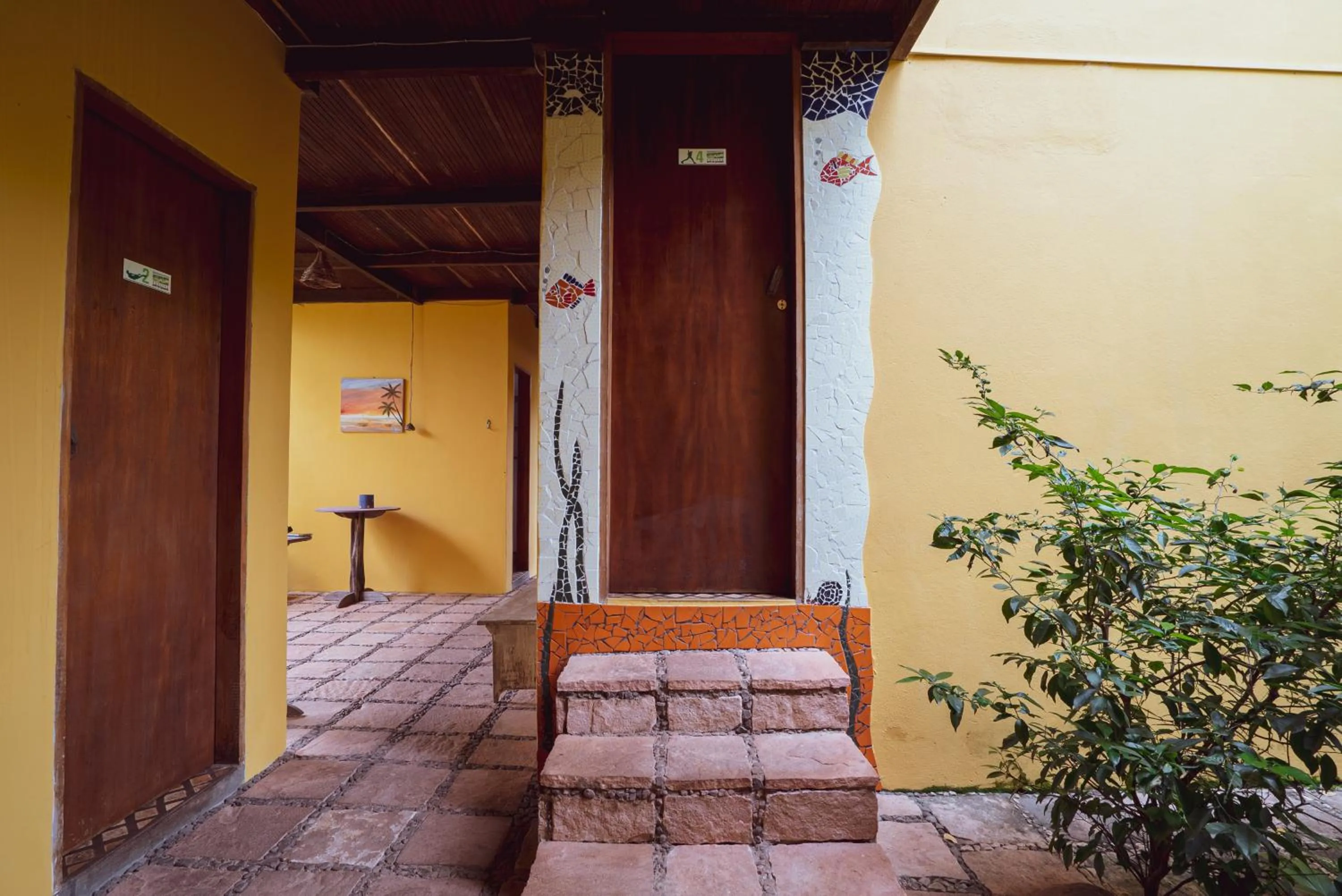 Patio in Pousada Alto do Cajueiro