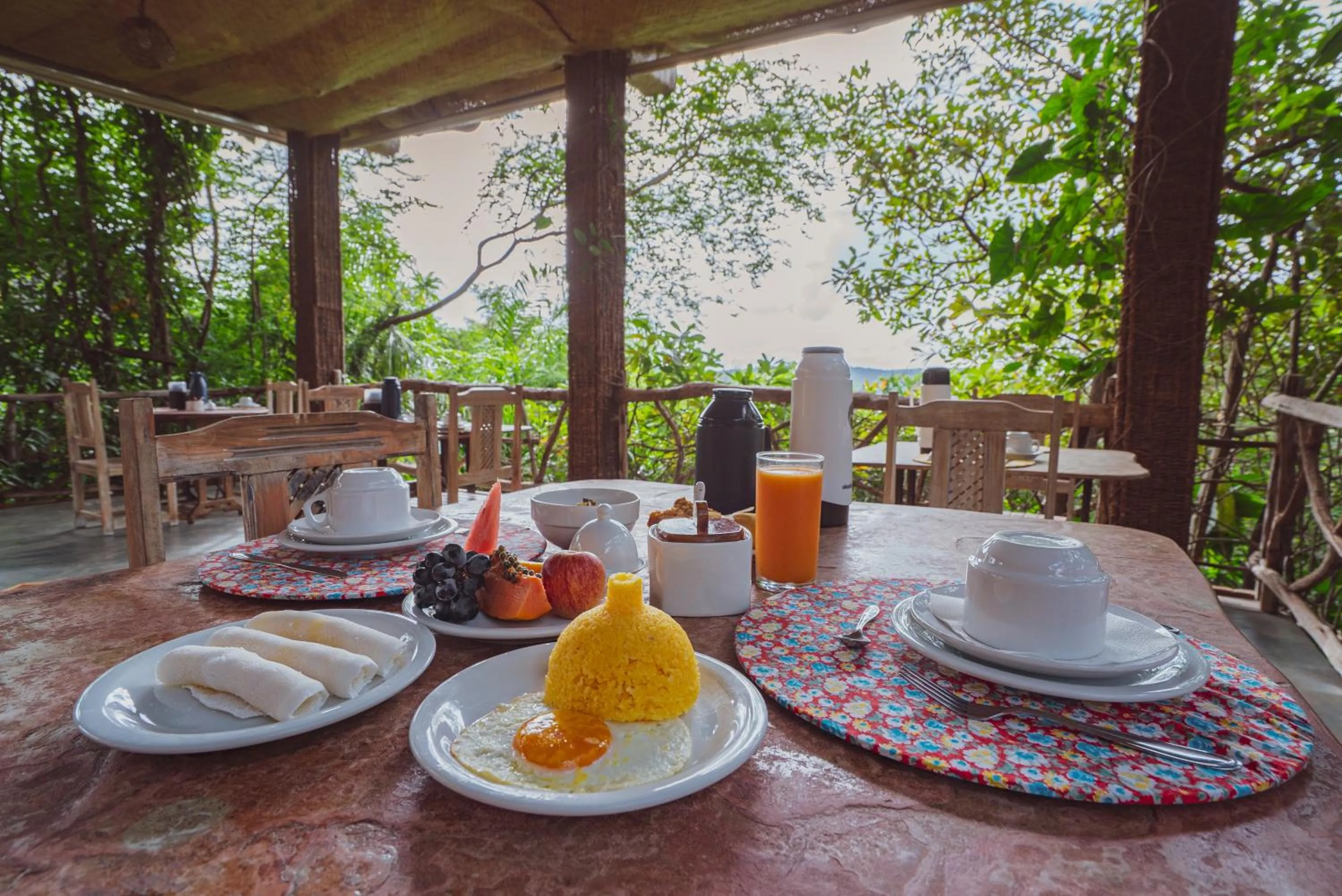 Breakfast in Pousada Alto do Cajueiro
