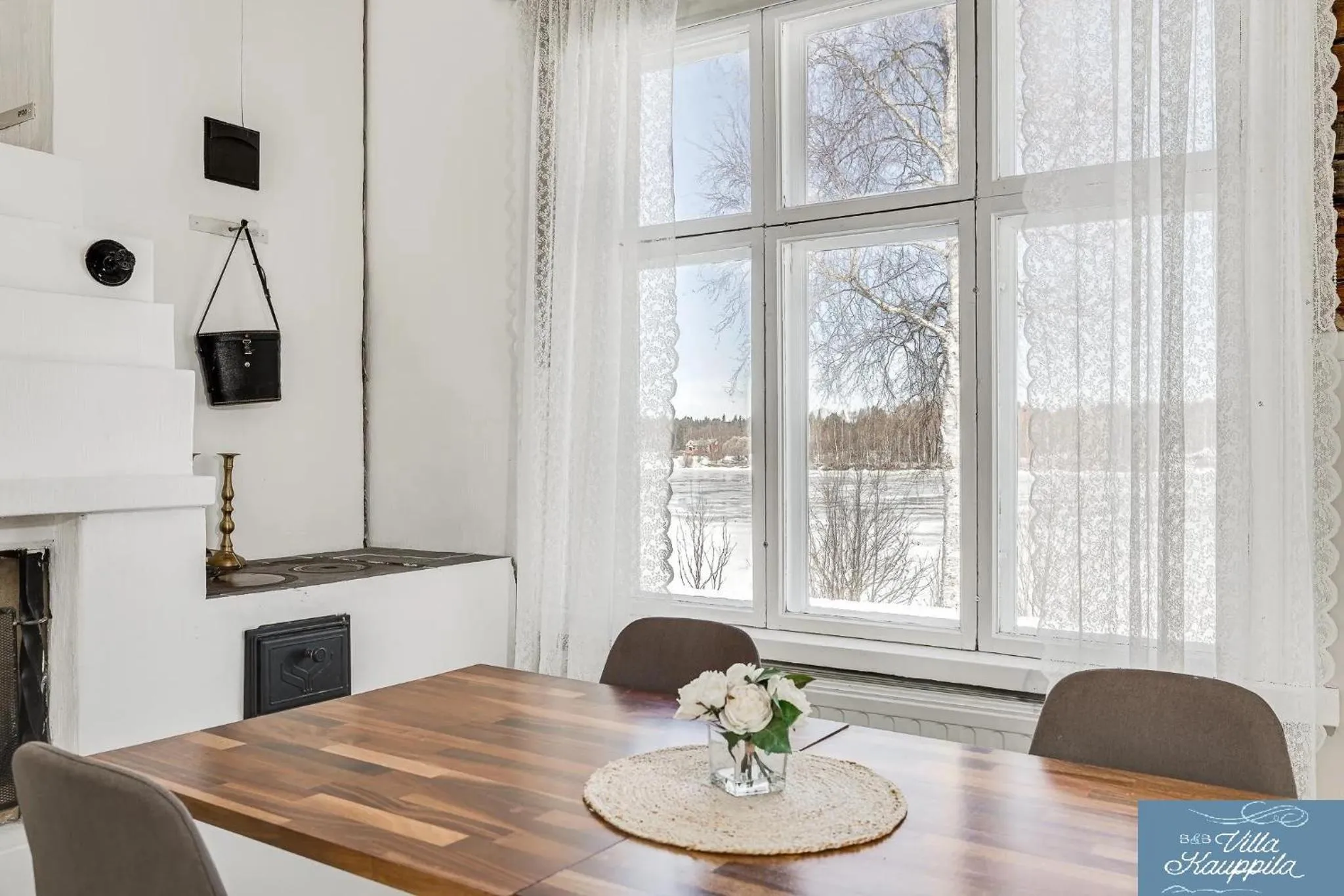 Dining area in B&B Villa Kauppila