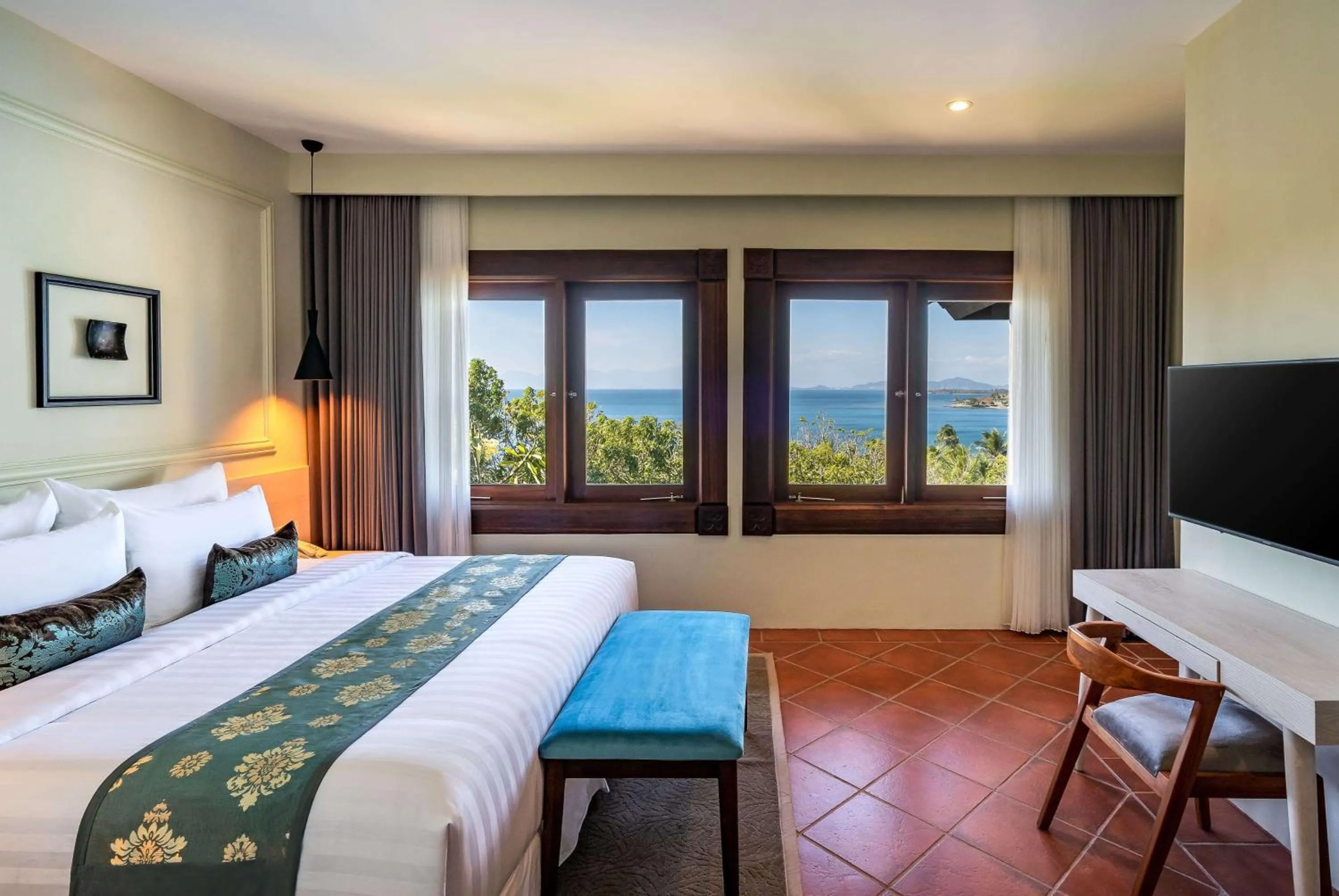 Bed in Sundancer Residences and Villas Lombok