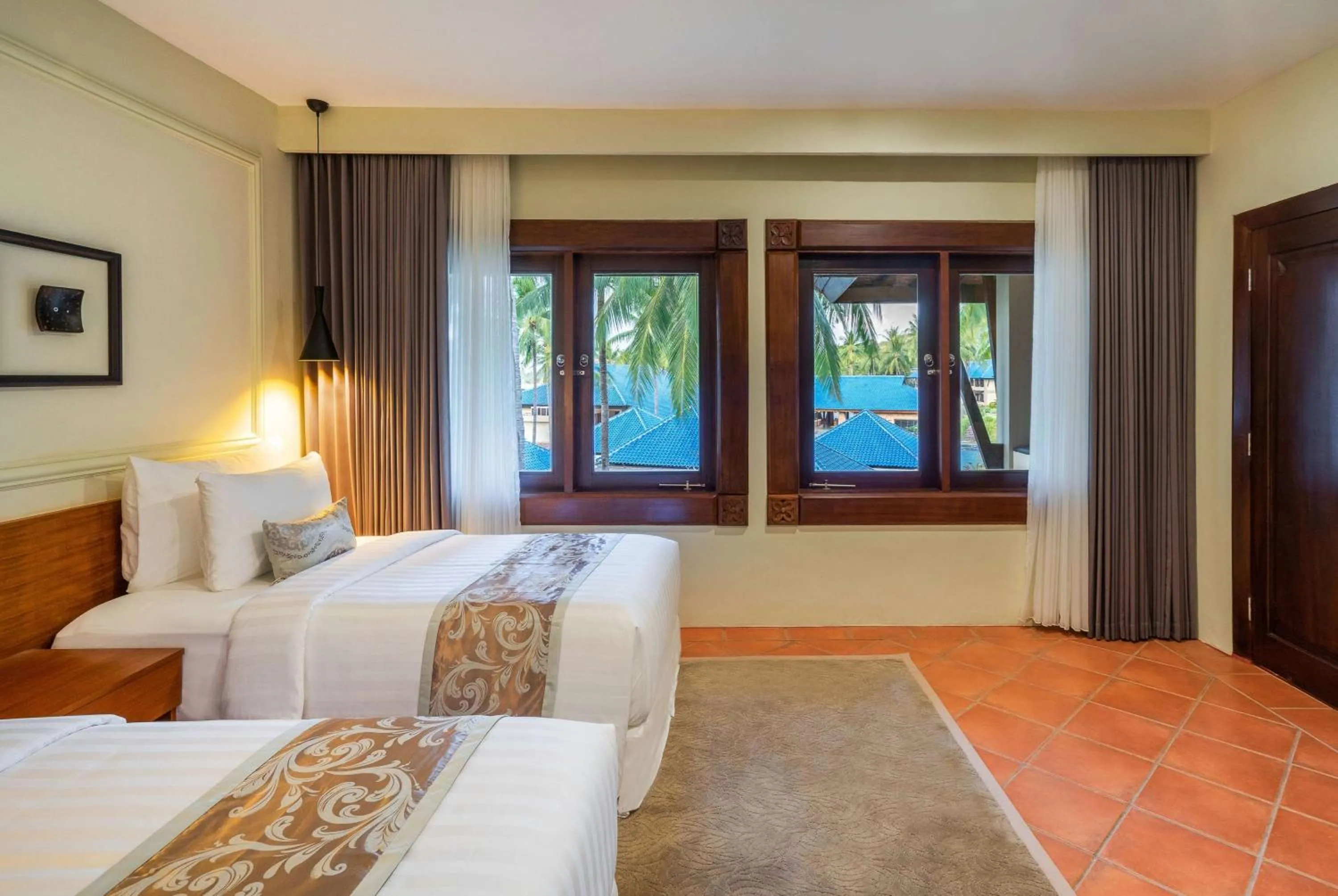 Bed in Sundancer Residences and Villas Lombok