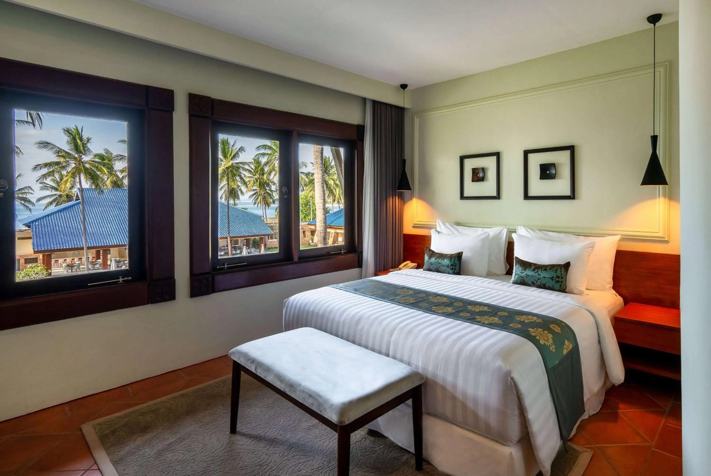 Bed in Sundancer Residences and Villas Lombok