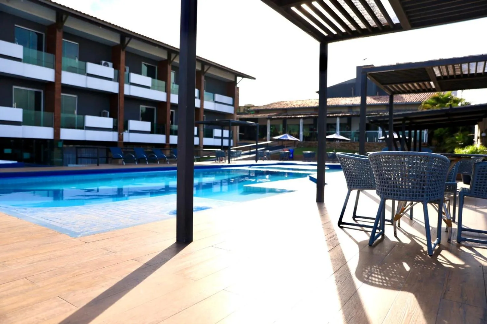 Pool view in Hotel Village Premium Caruaru