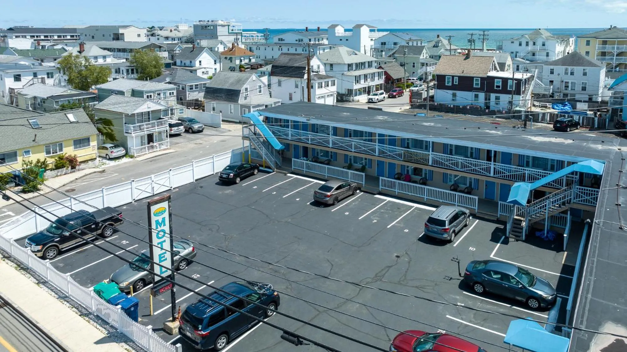 Bird's eye view in Tides Motel - Hampton Beach