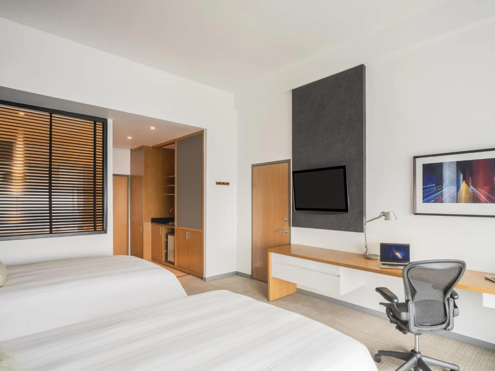 Bedroom, Bed in The Paragon Hotel Mexico Santa Fe By Accor