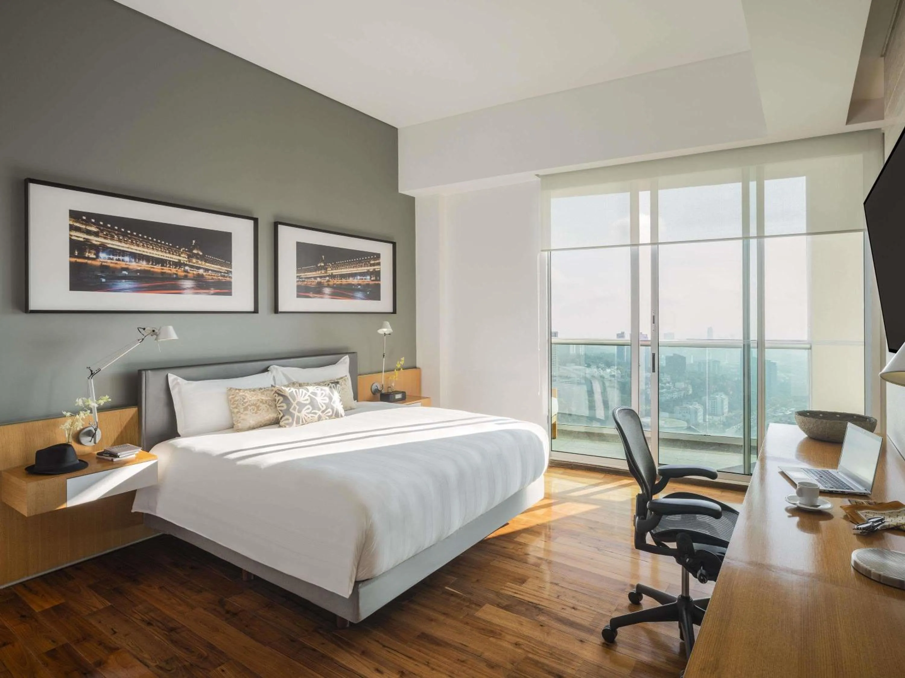 Bedroom, Bed in The Paragon Hotel Mexico Santa Fe By Accor