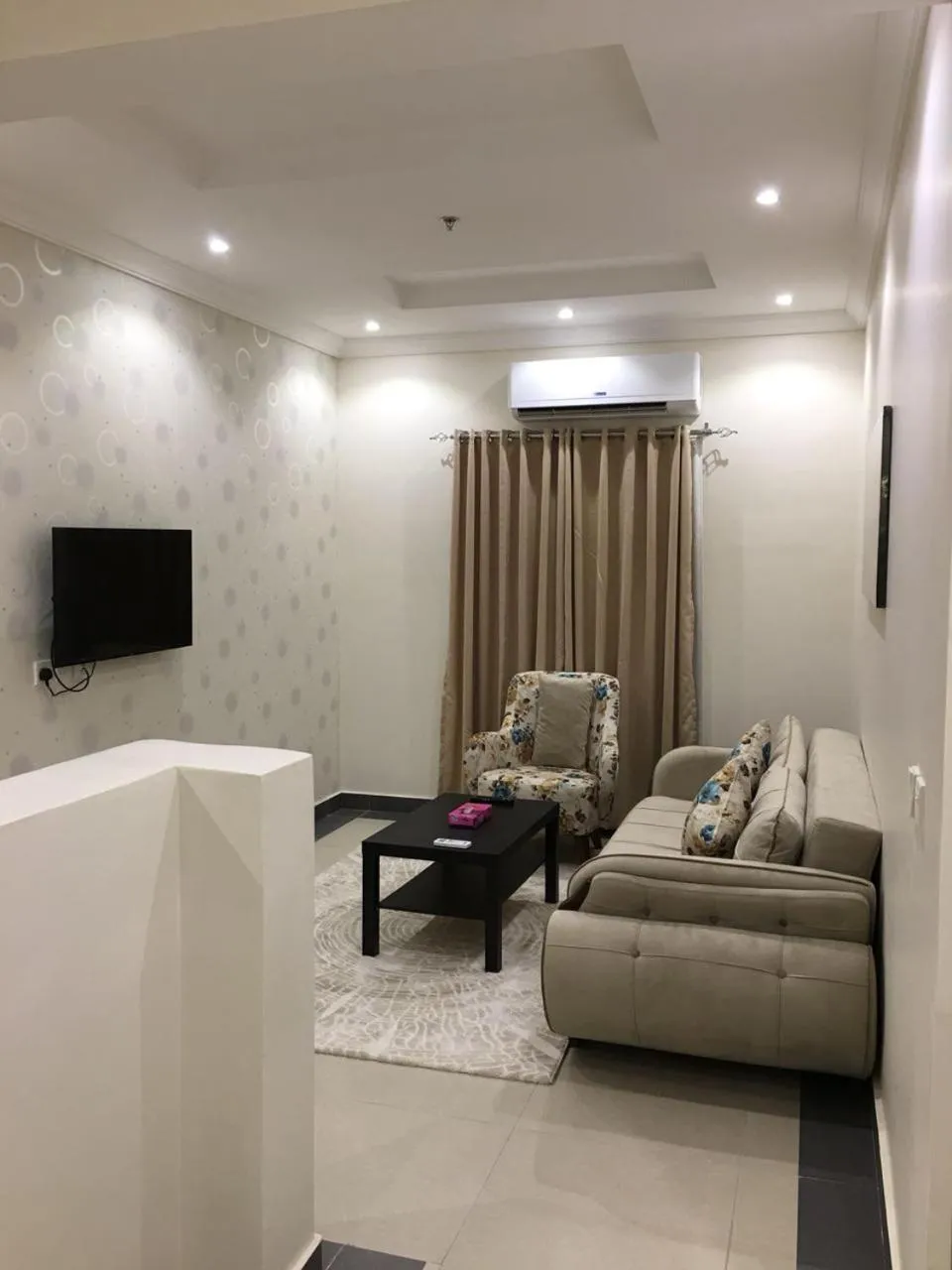Living room in Dior Inn serviced apartments