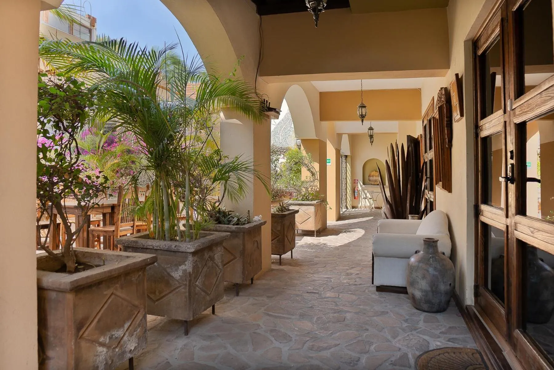 Area and facilities in Posada de las Flores La Paz