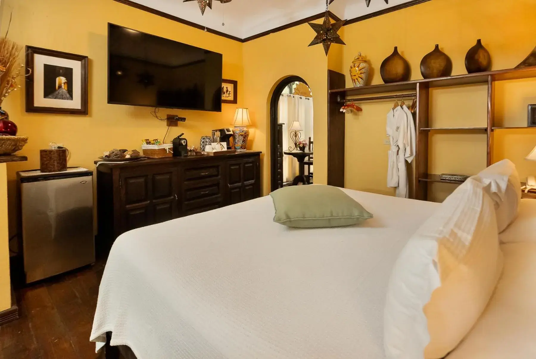 Bed in Posada de las Flores La Paz Bed in Posada de las Flores La Paz