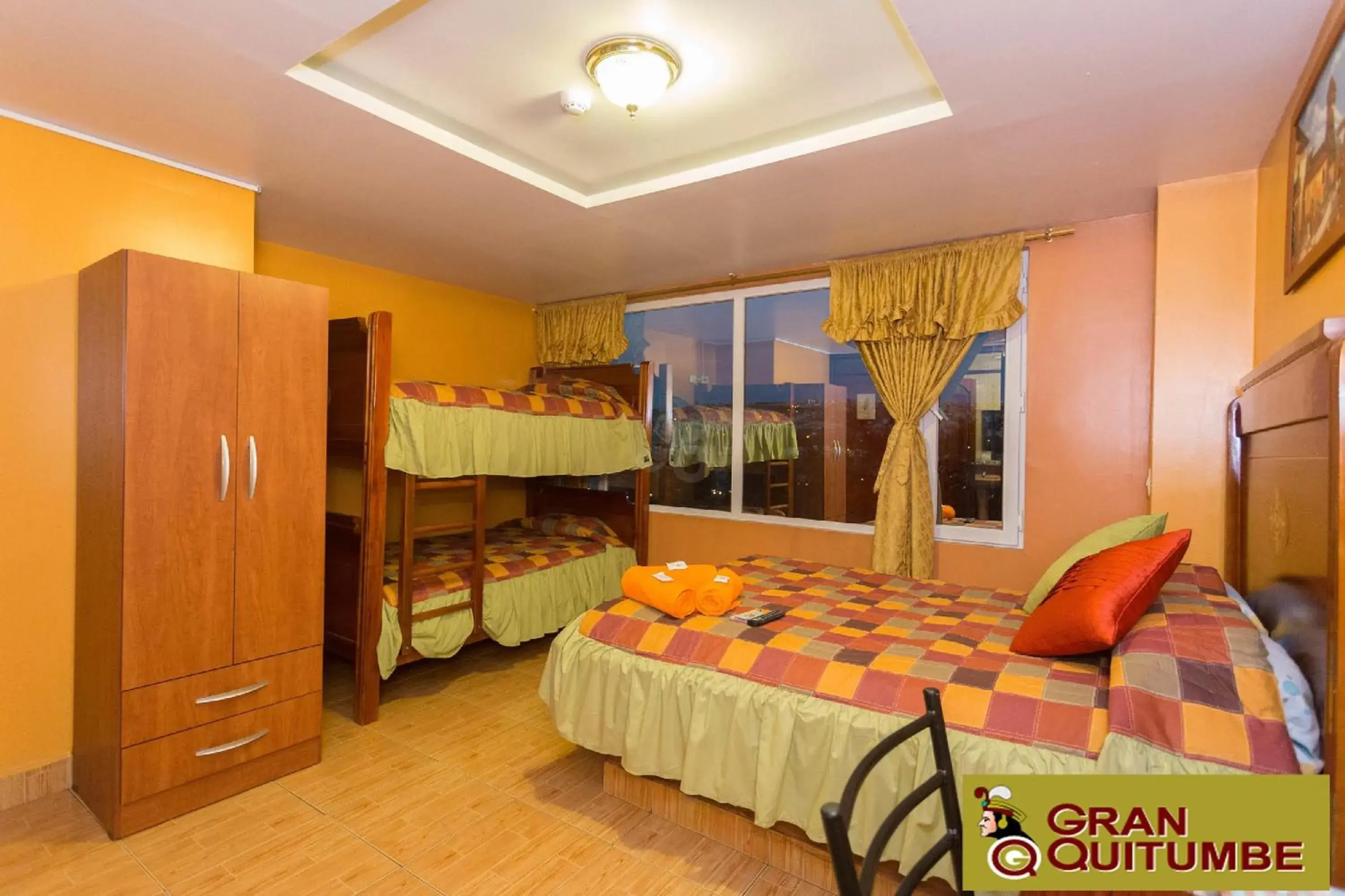 Decorative detail, Bed in Hotel Gran Quitumbe Decorative detail, Bed in Hotel Gran Quitumbe