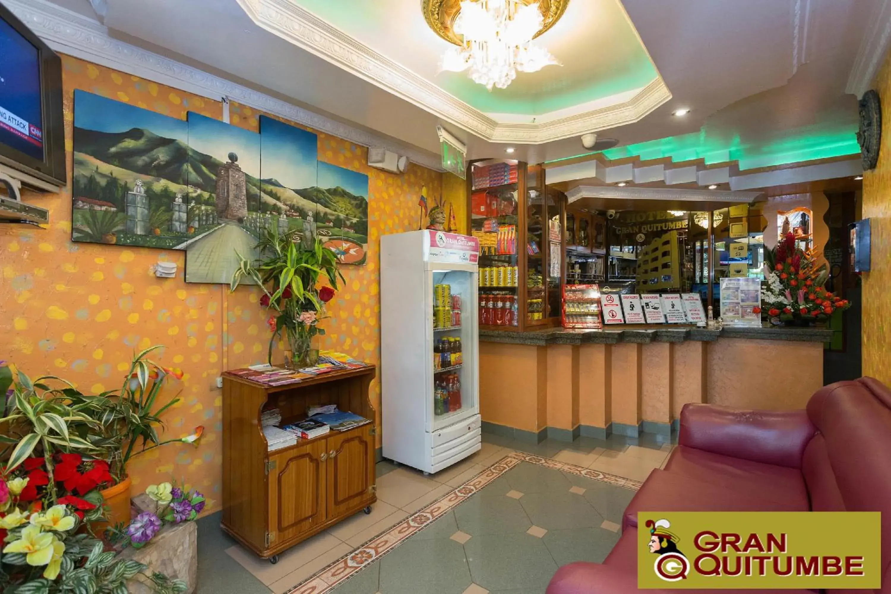 Lobby or reception in Hotel Gran Quitumbe Lobby or reception in Hotel Gran Quitumbe