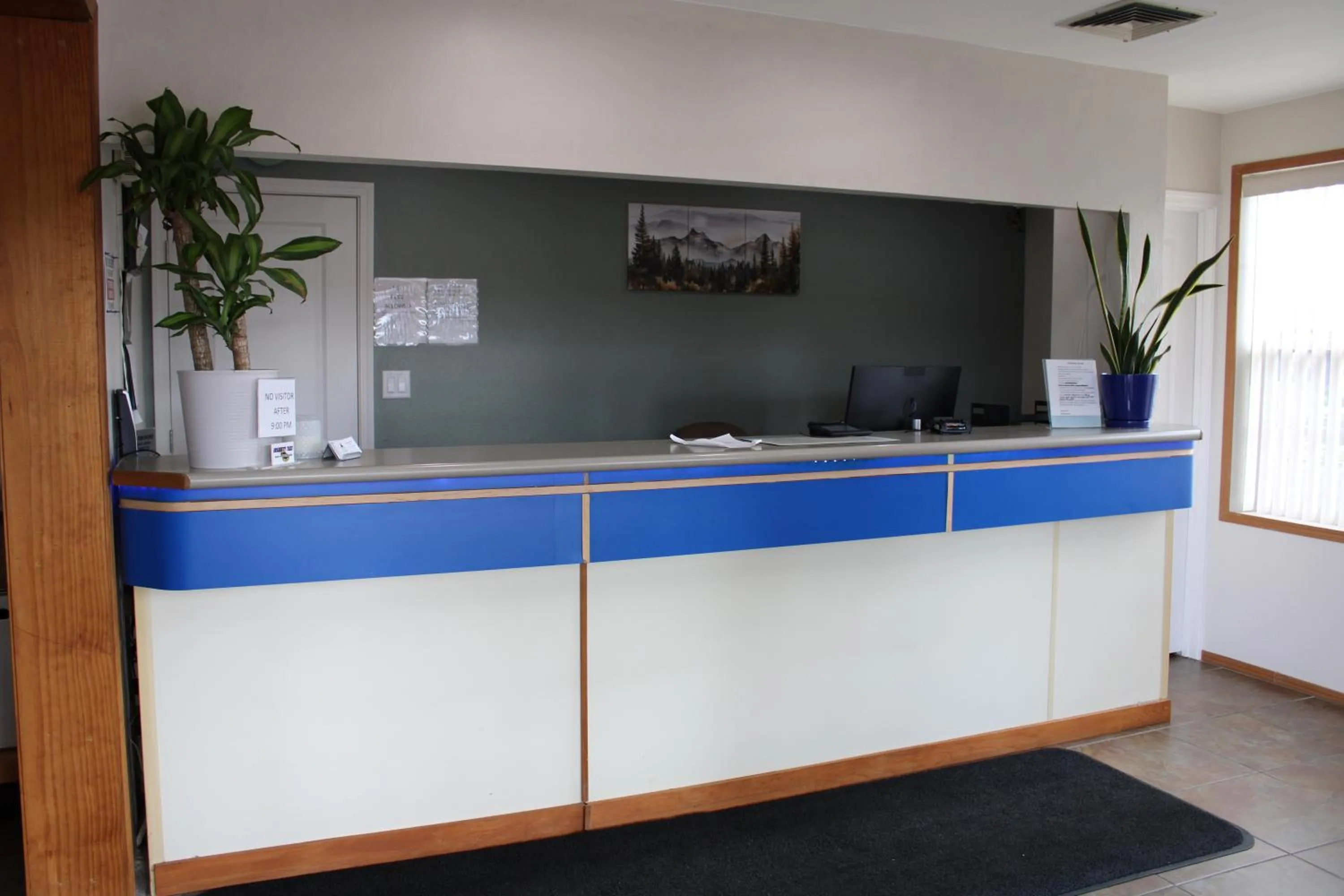 Lobby or reception in Pine Tree inn