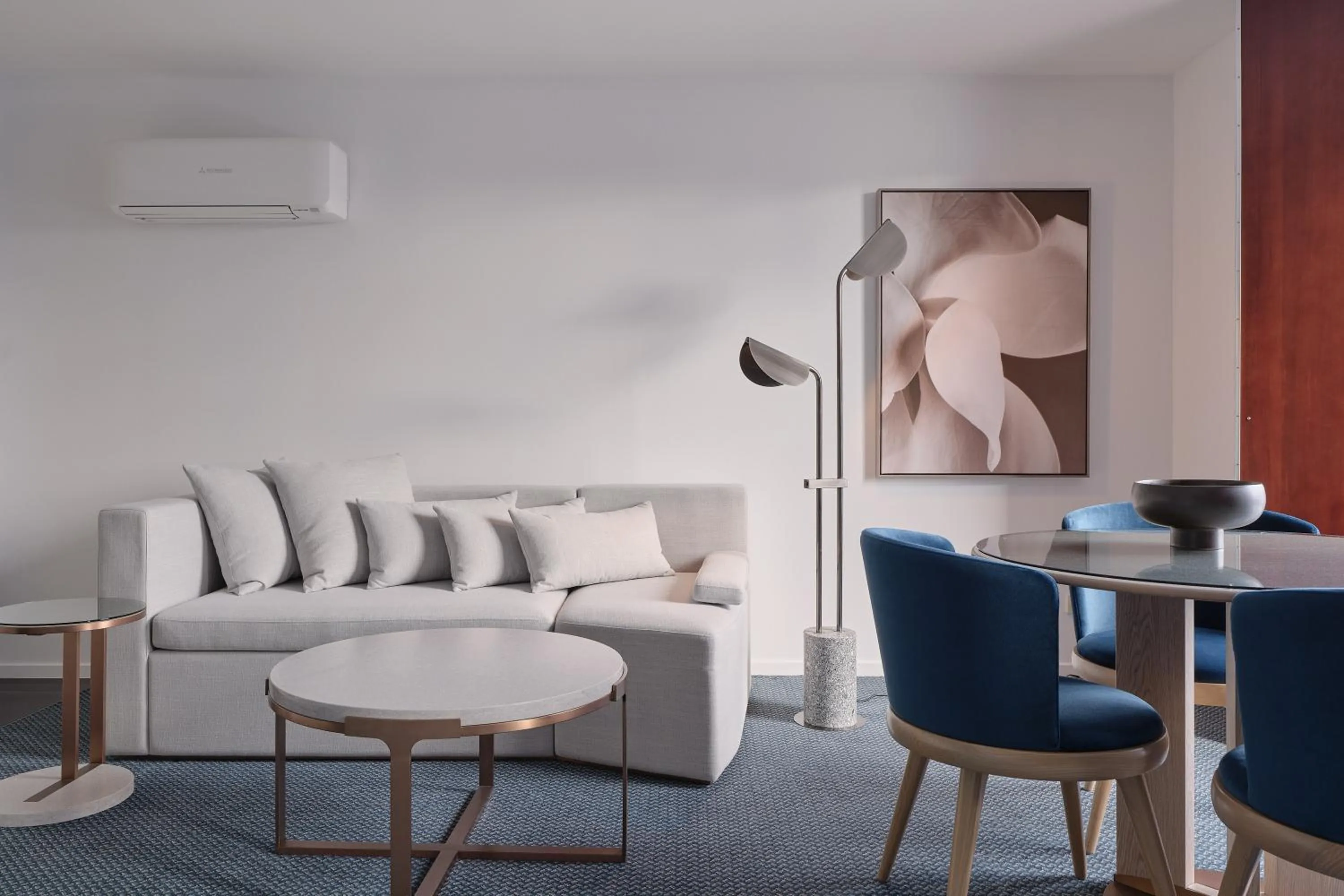 Living room in RACV Hobart Hotel