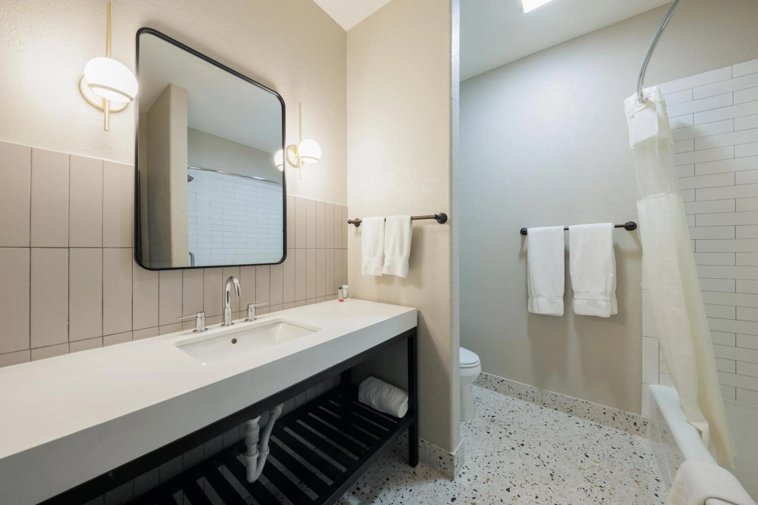 Bathroom in Blanco River Hotel