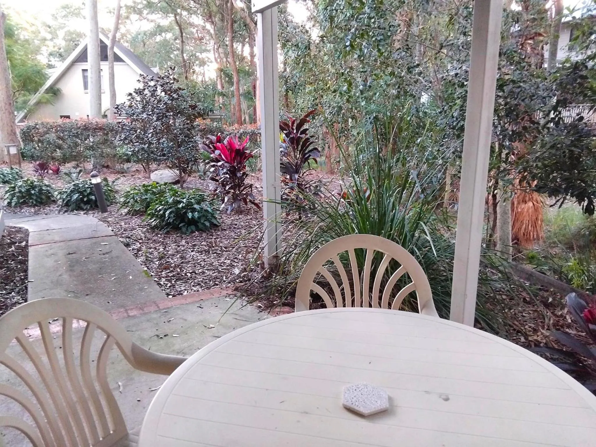 Patio in Stay At Raffertys Resort